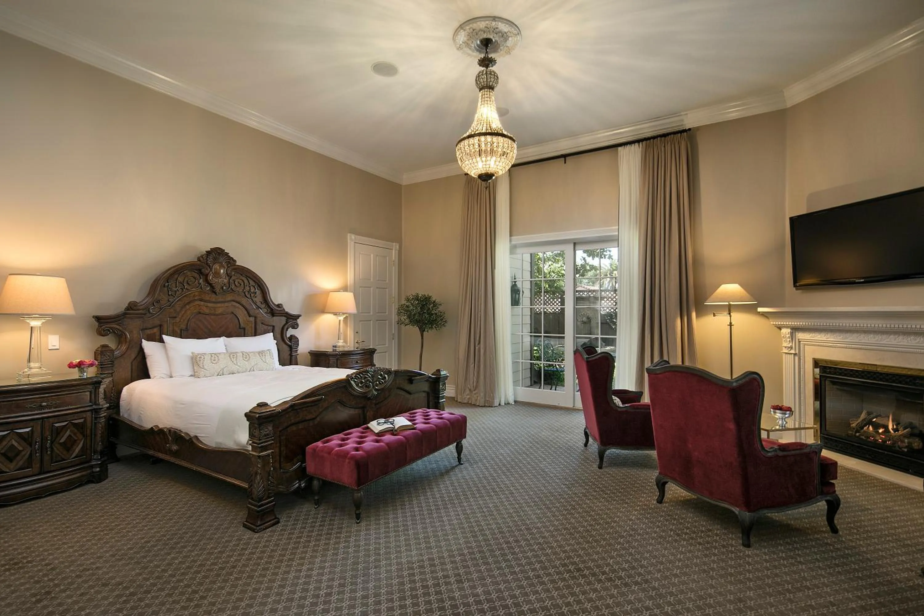 Photo of the whole room, Bed in The Genevieve