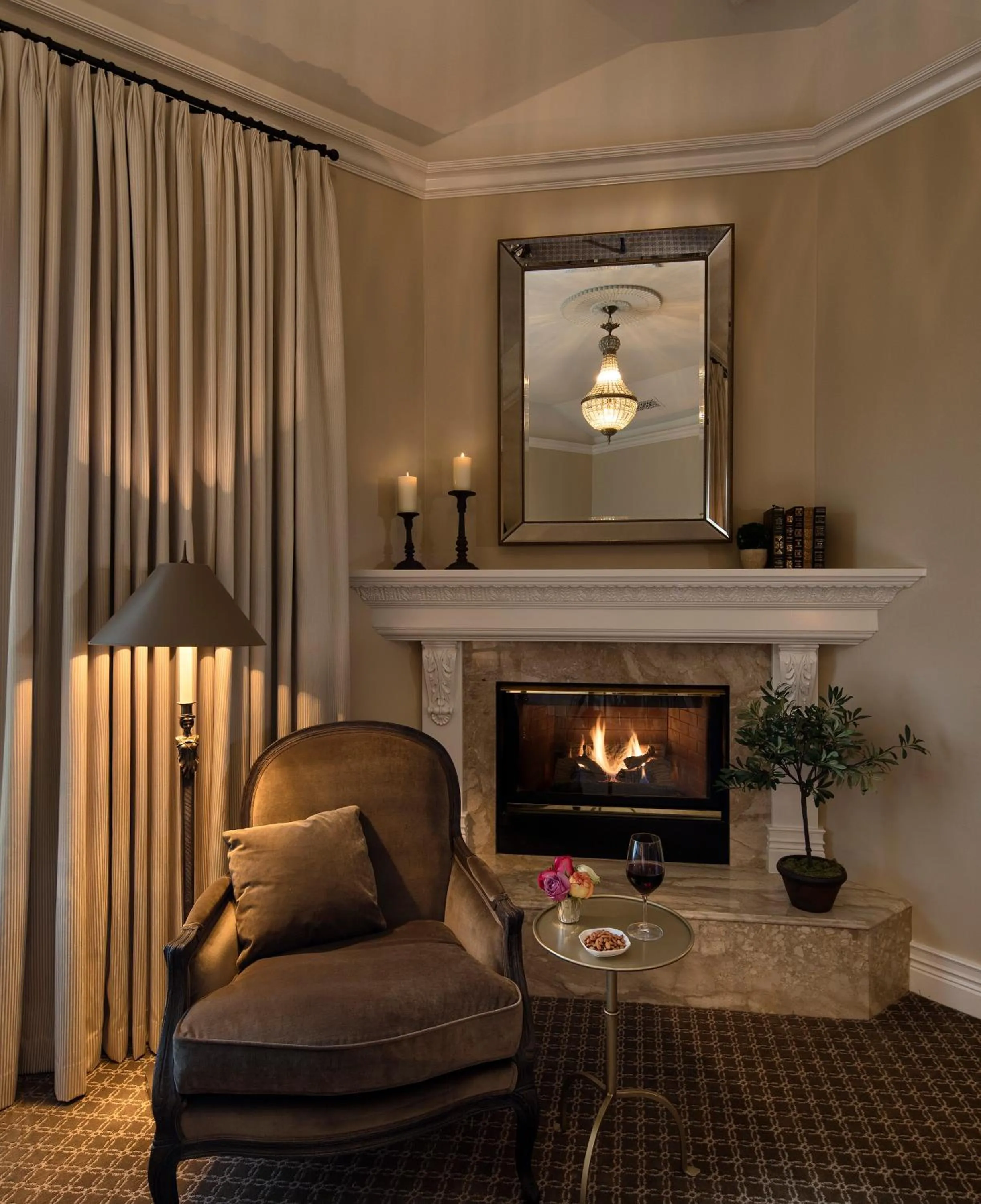 Living room in The Genevieve