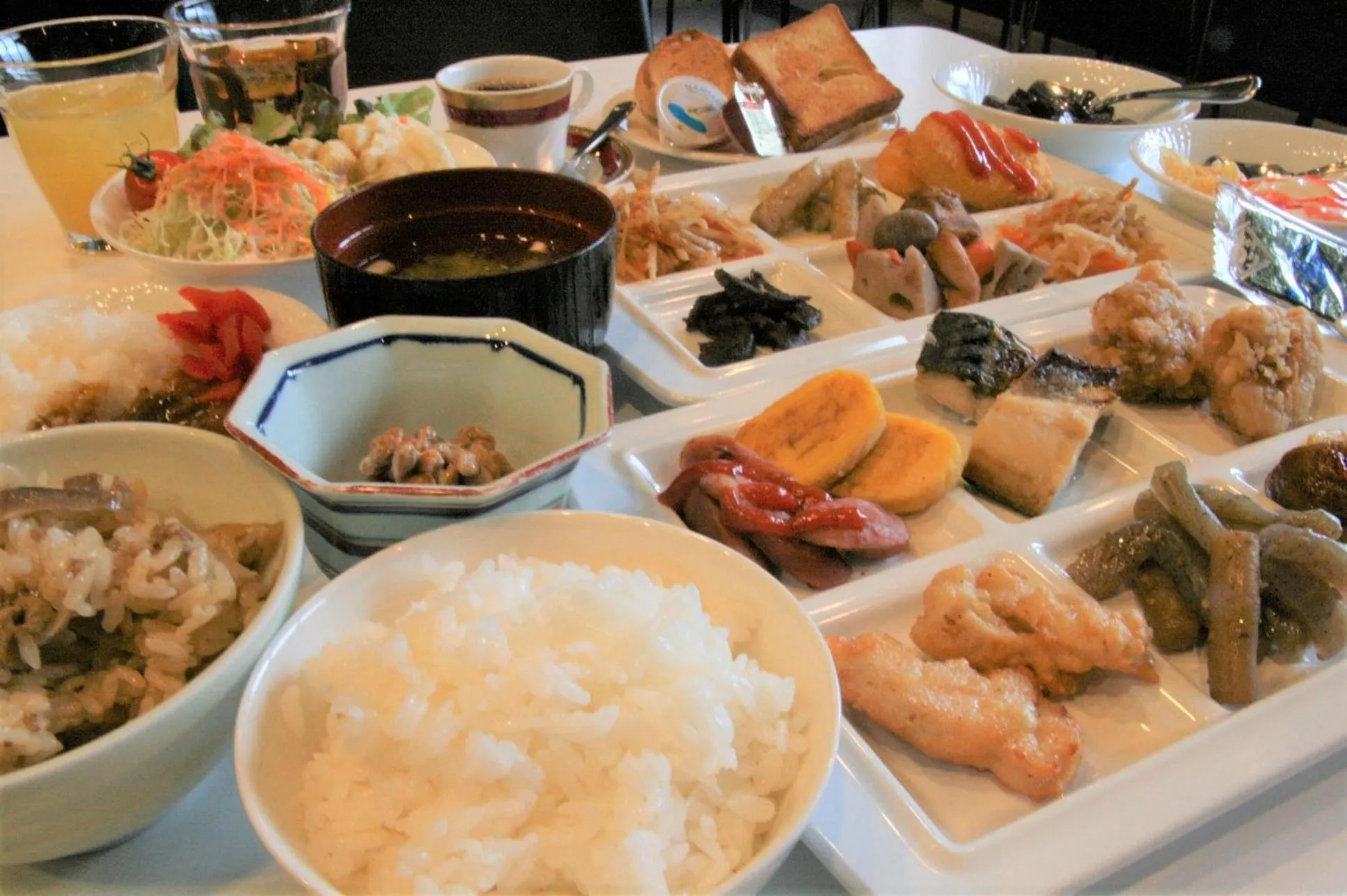 Breakfast in Green Rich Hotel Oita Miyakomachi