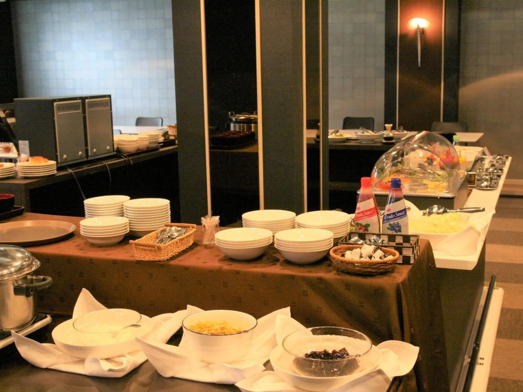 Buffet breakfast in Green Rich Hotel Oita Miyakomachi