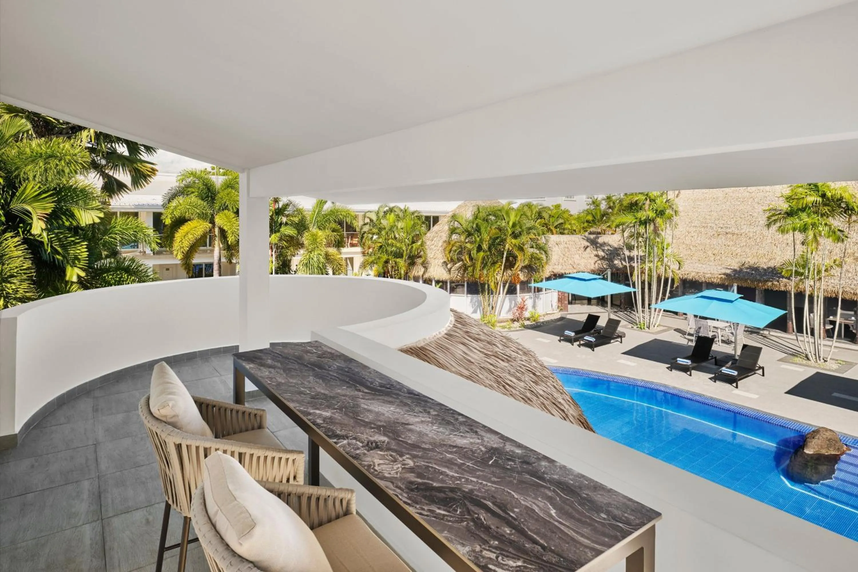 Swimming pool in Sheraton Samoa Aggie Grey's Hotel & Bungalows