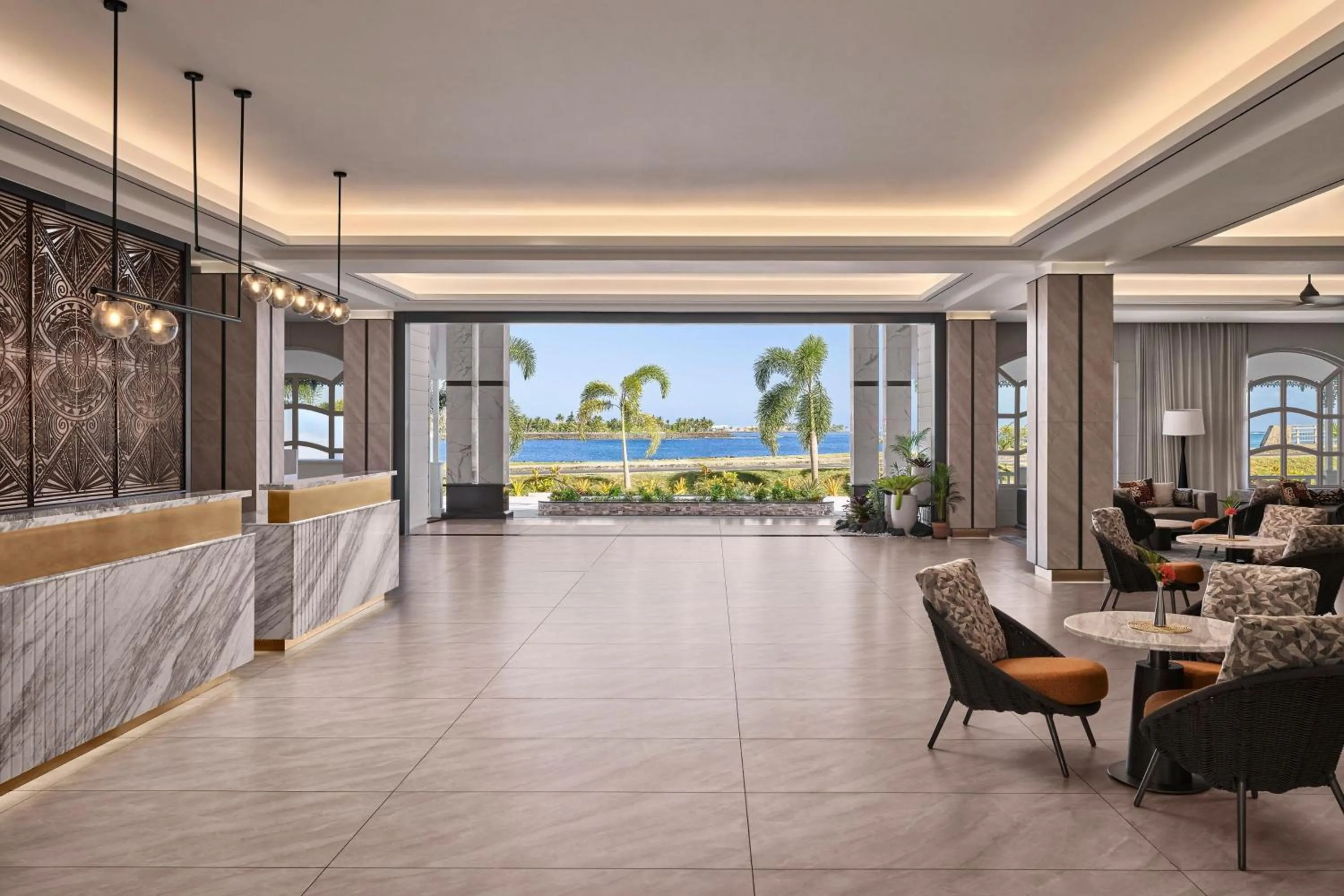 Lobby or reception in Sheraton Samoa Aggie Grey's Hotel & Bungalows