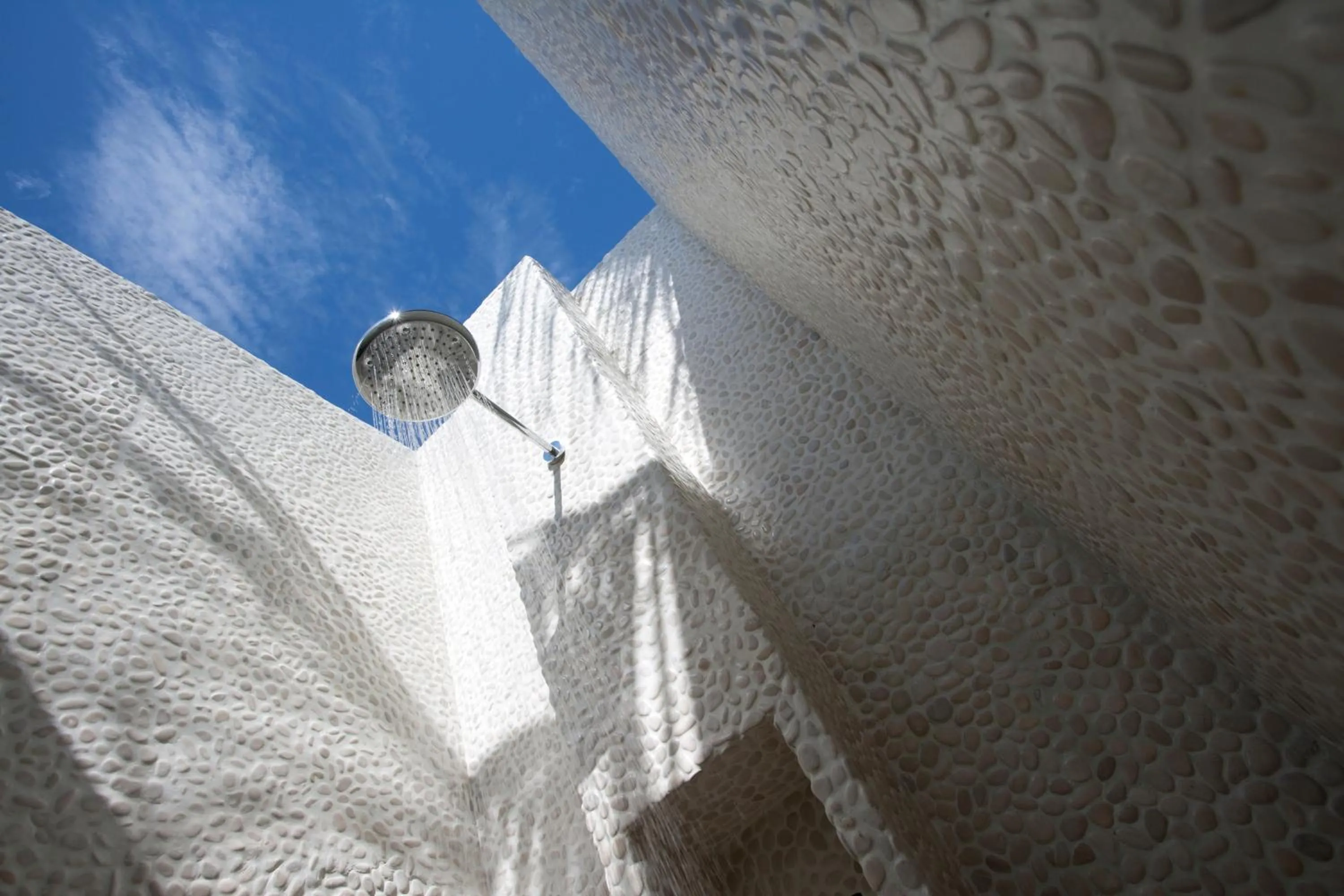 Shower in 5-Star Boutique Hotel The Lombok Lodge