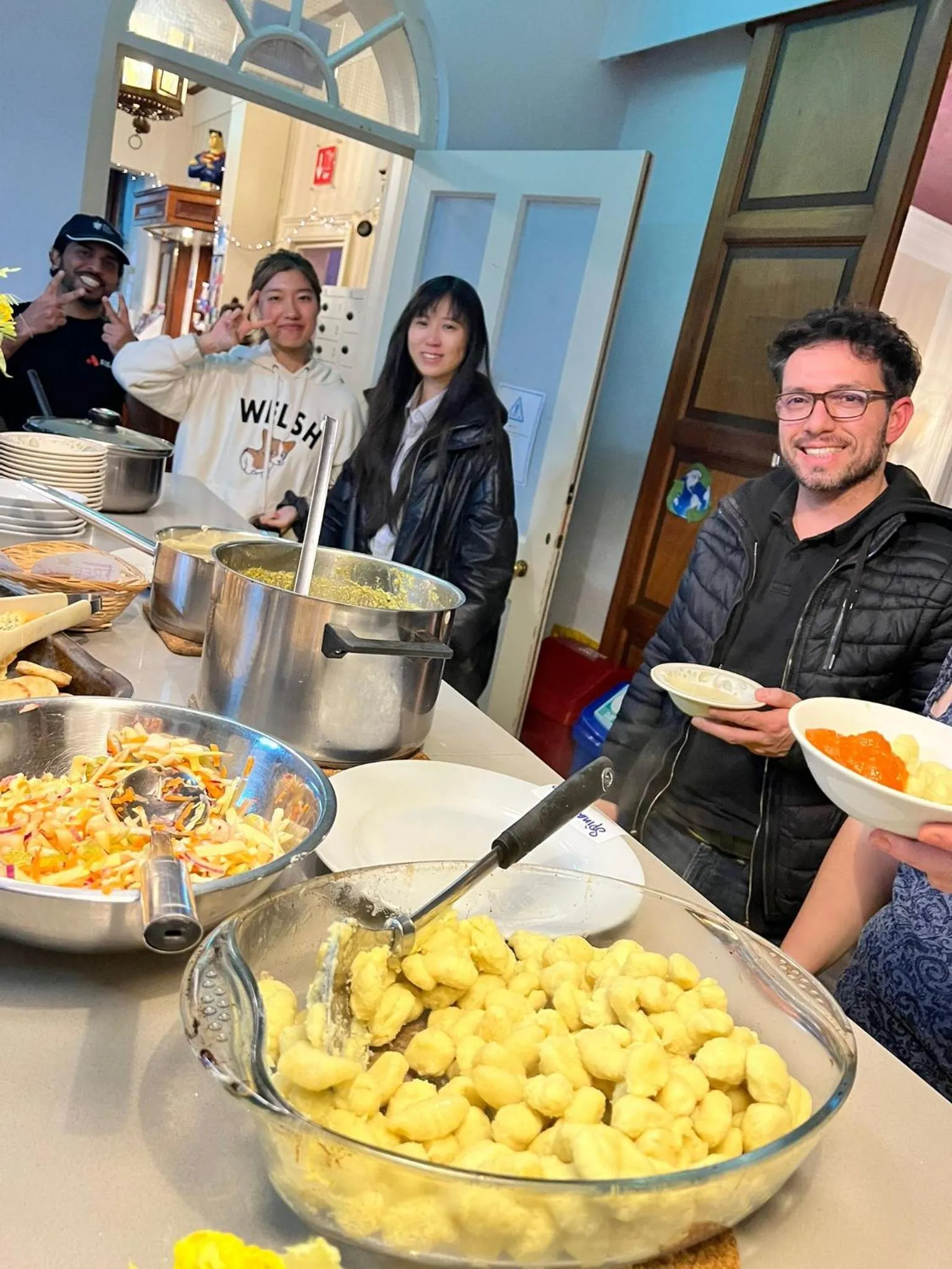group of guests in Astor York Hostel