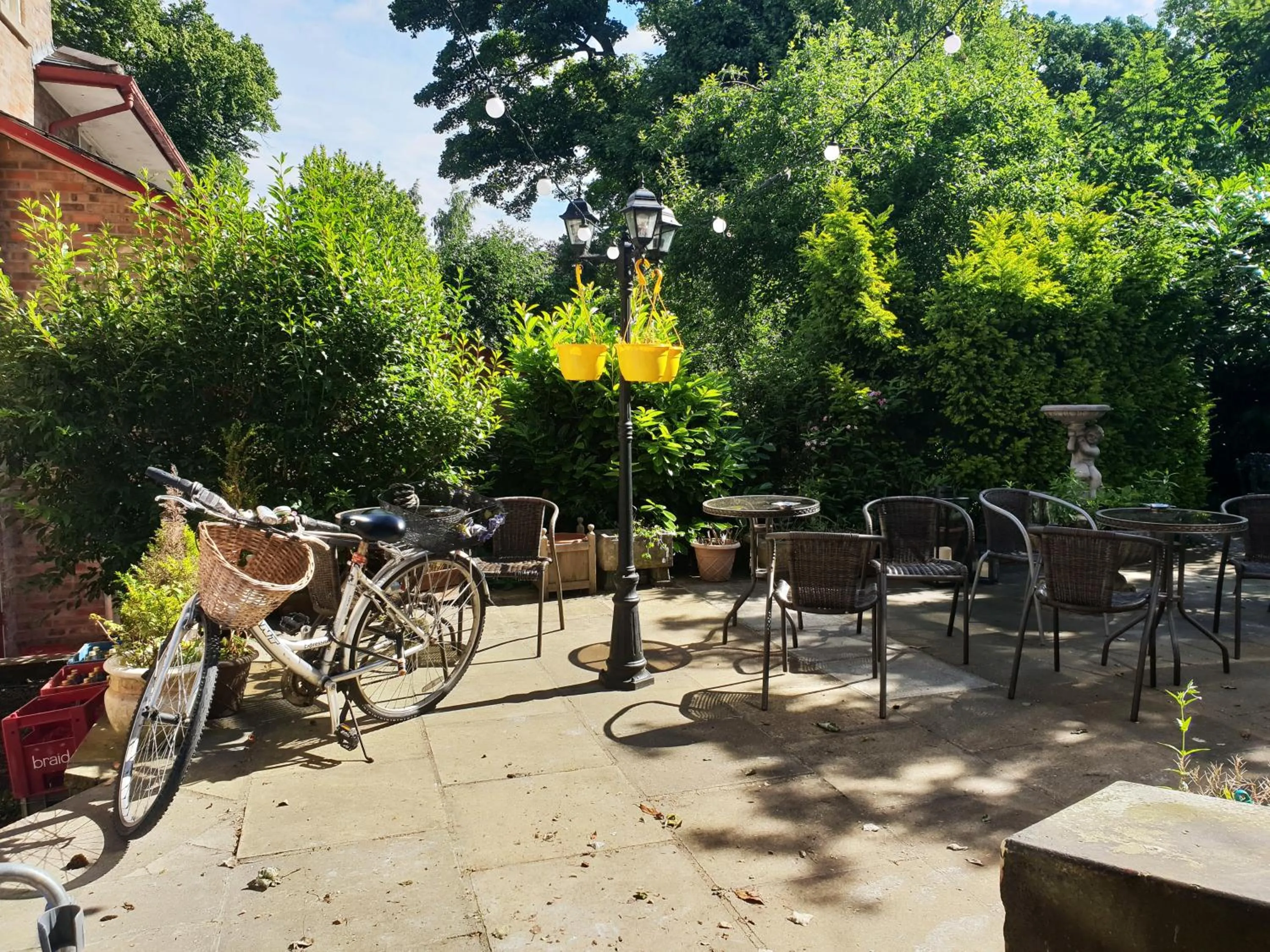 Patio in Astor York Hostel