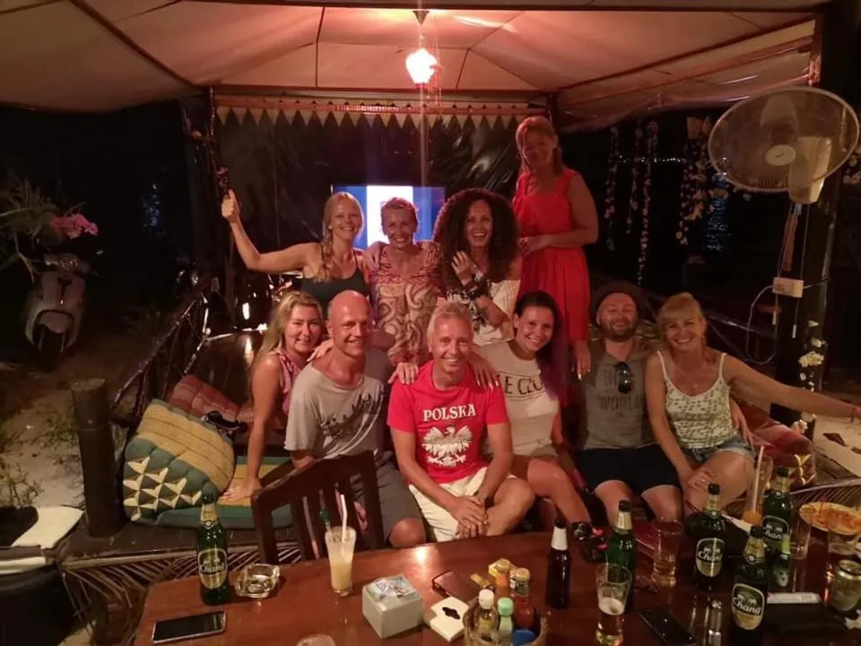 Garden view in AoPong Resort