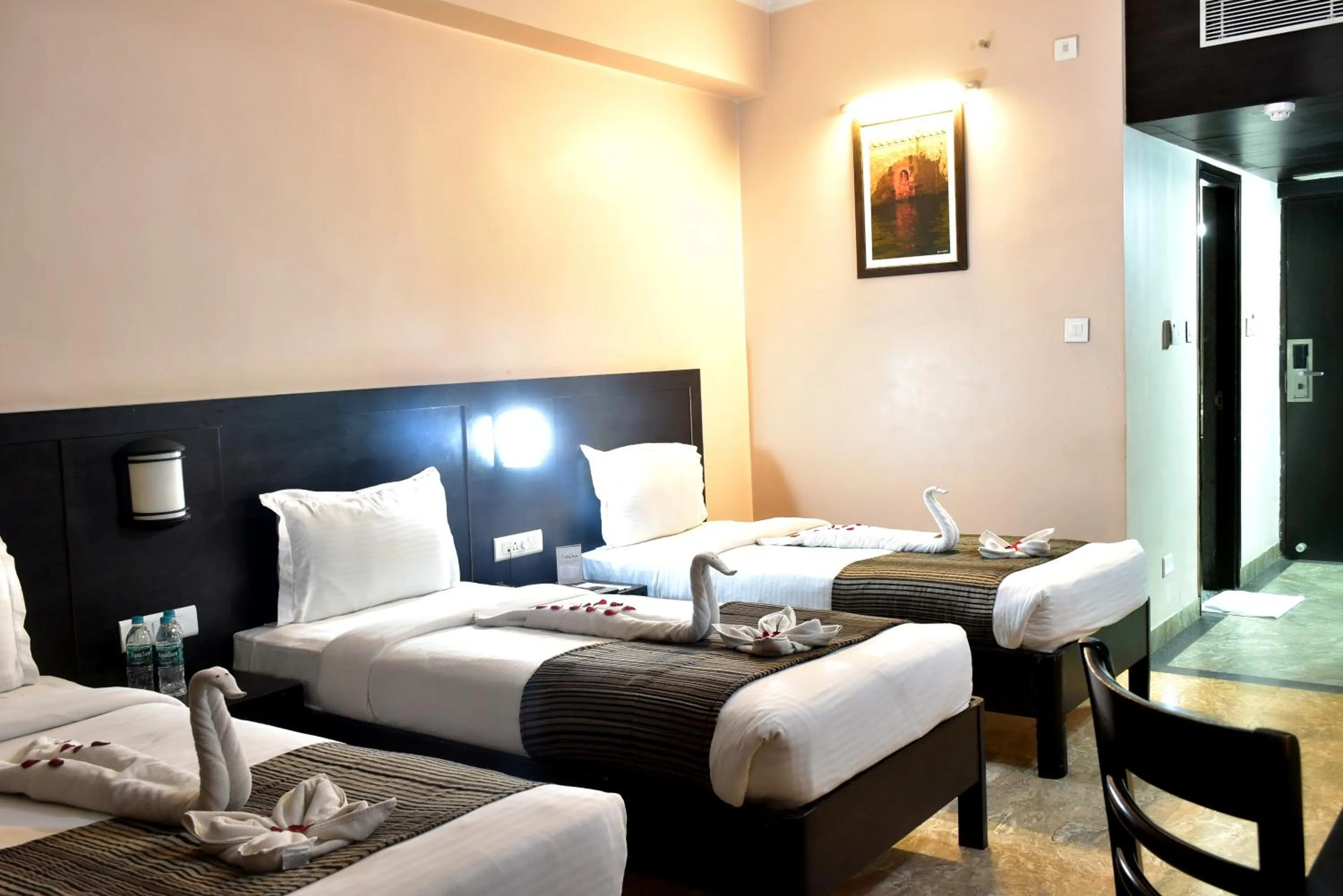 Bed in Hotel City Inn