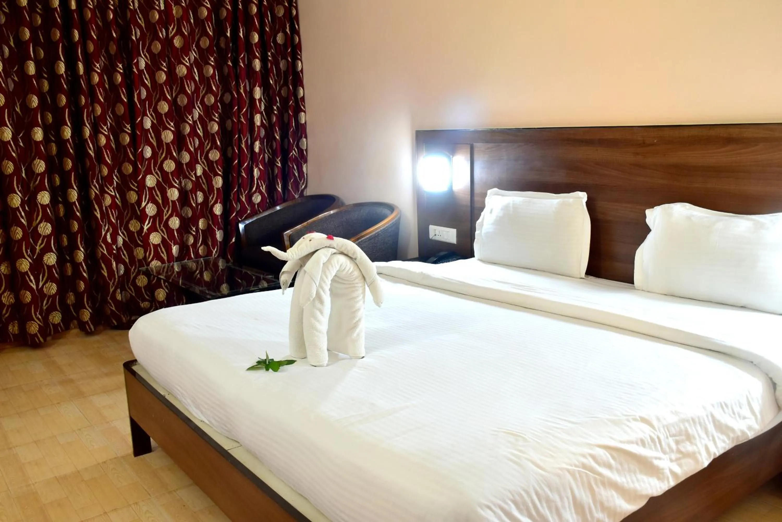 Bed in Hotel City Inn