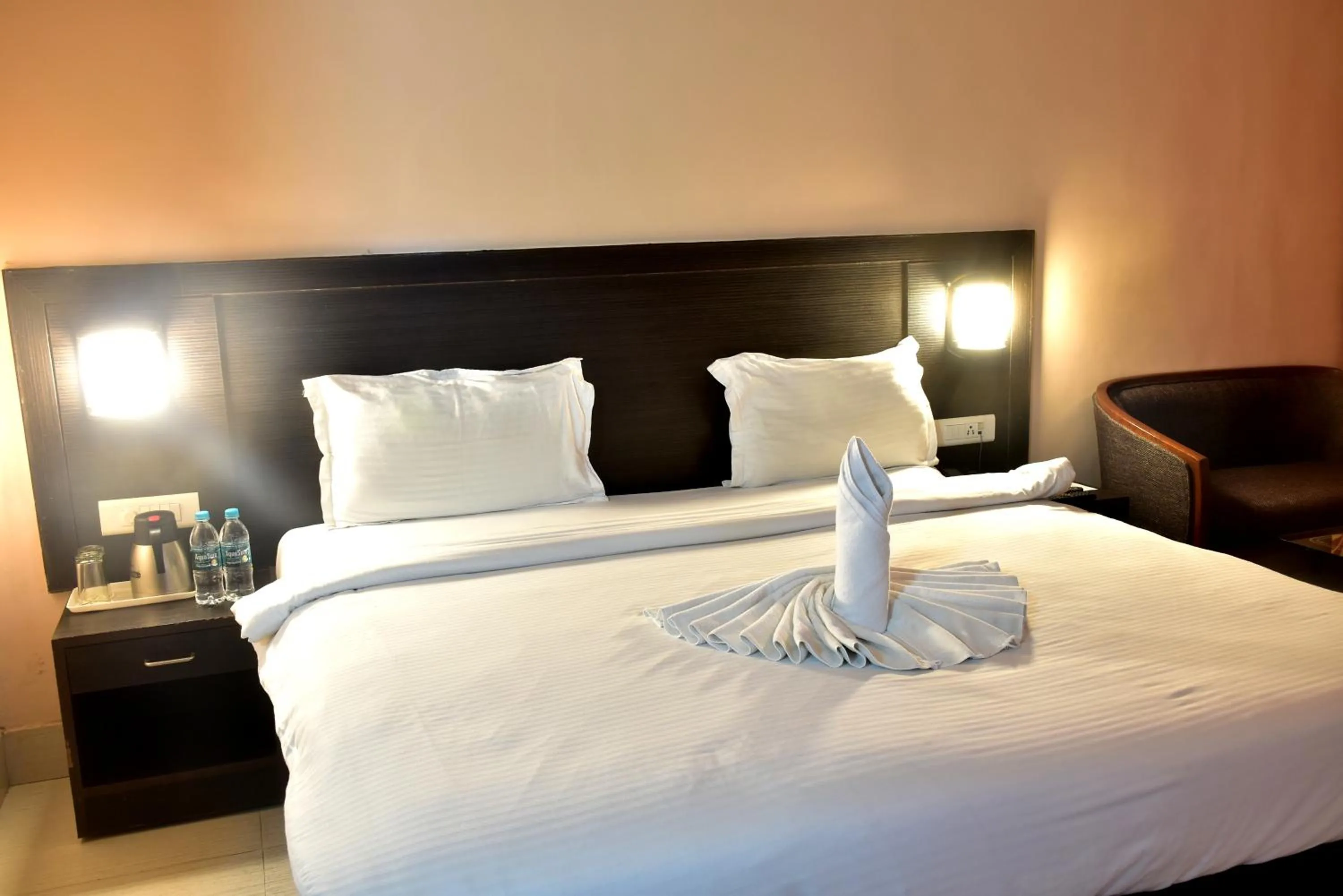 Bed in Hotel City Inn