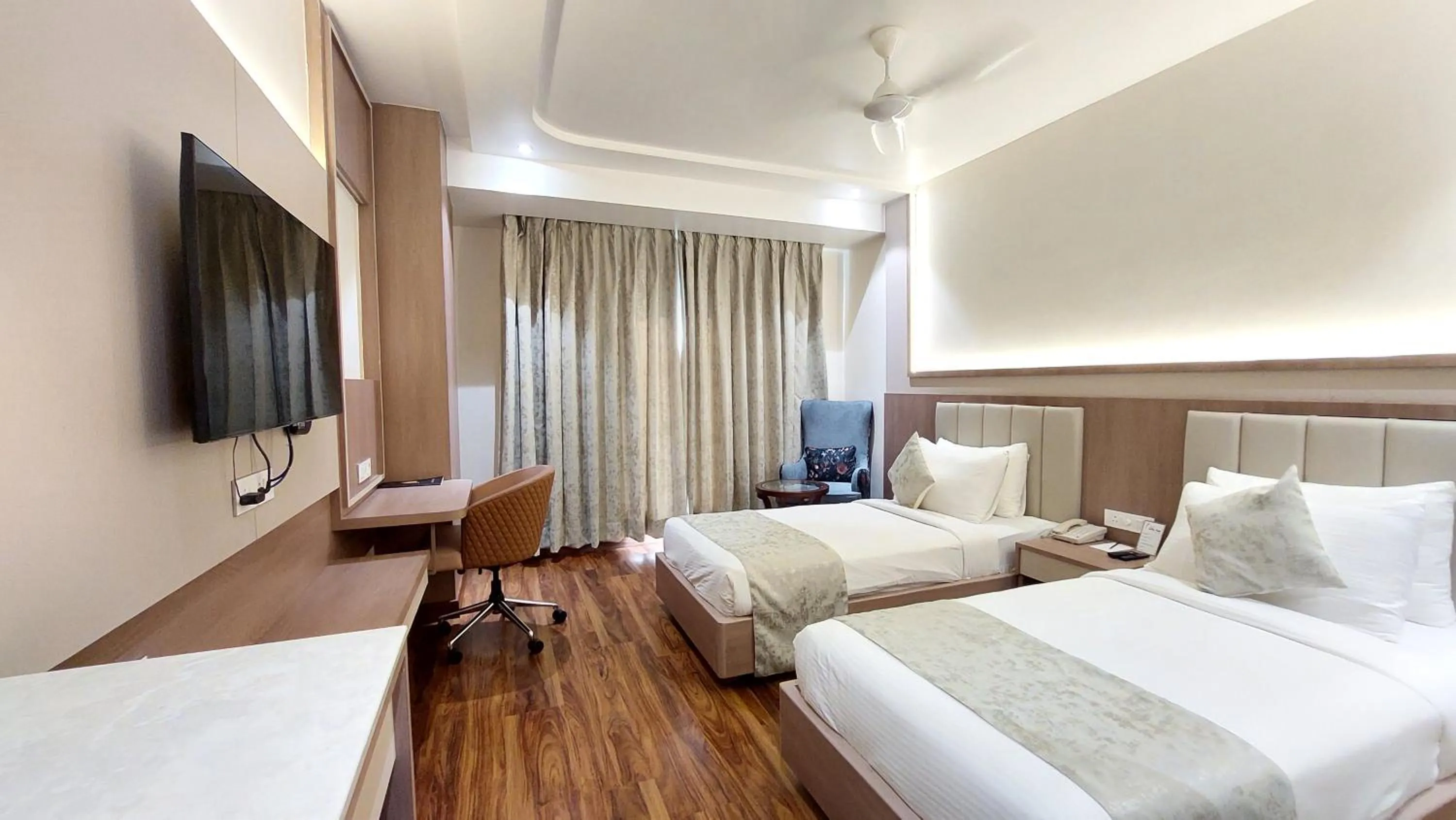 Bed in Hotel City Inn