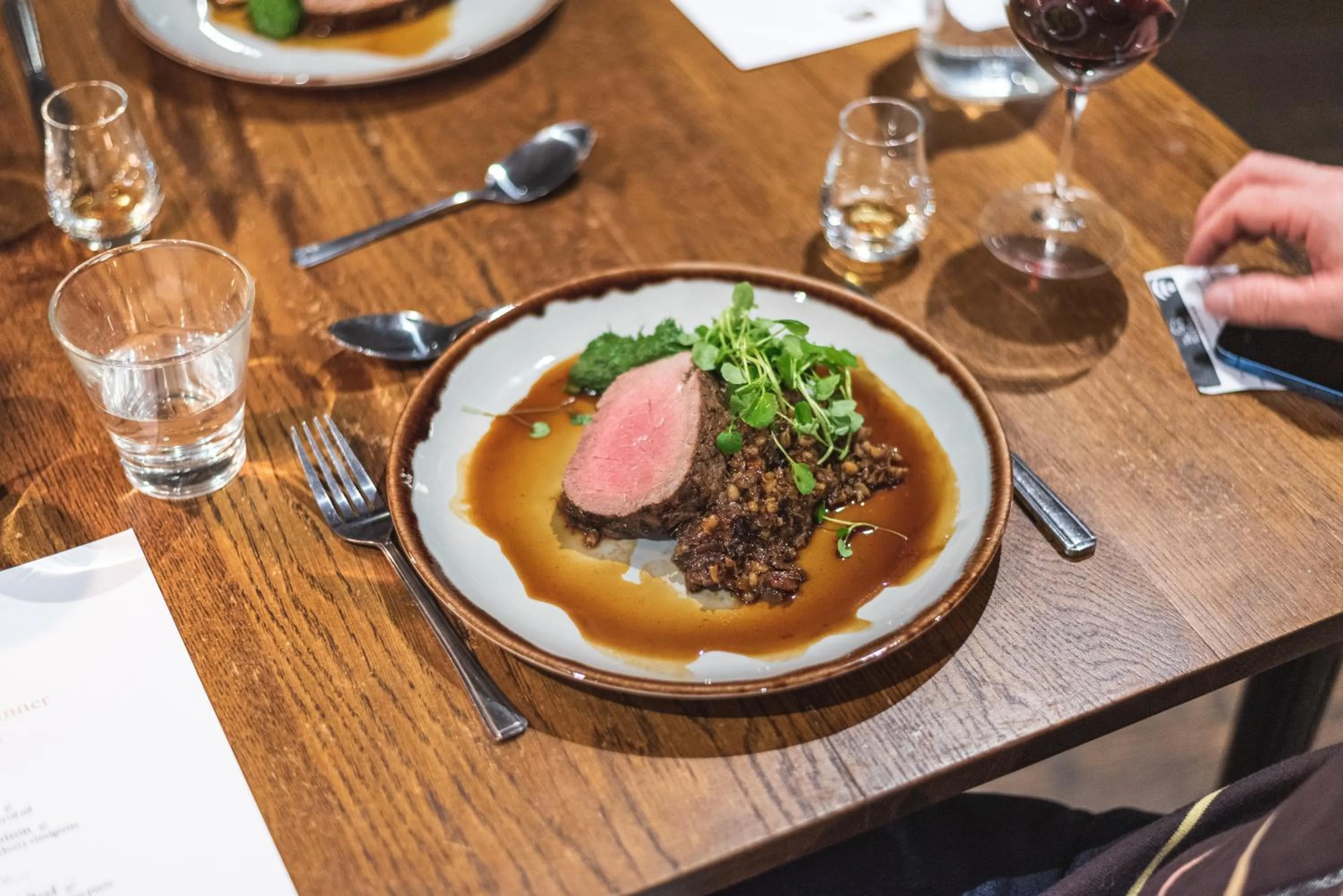 Food close-up in The Wild Boar