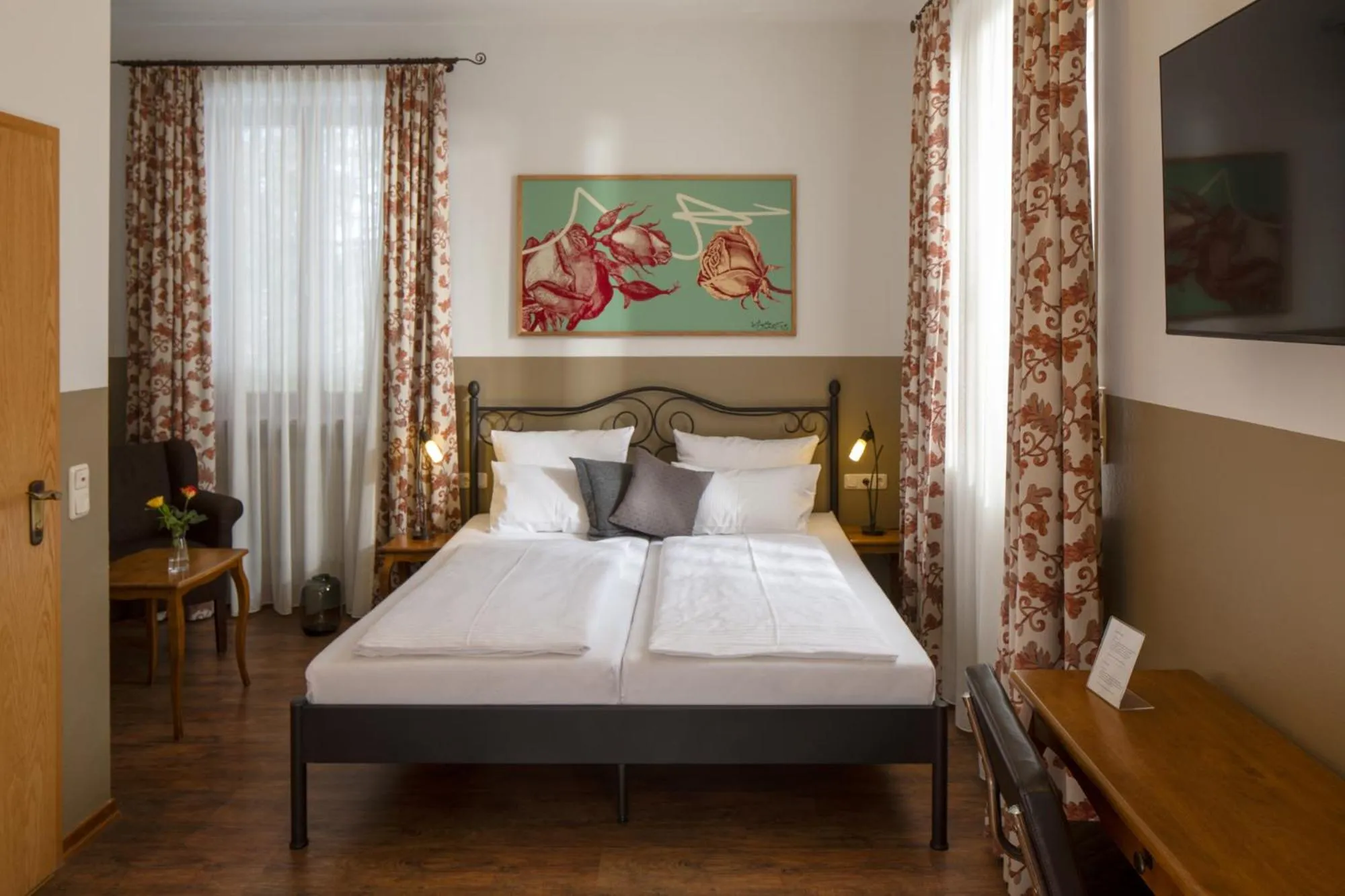 Bedroom, Bed in hideauts hotels Der Rosengarten