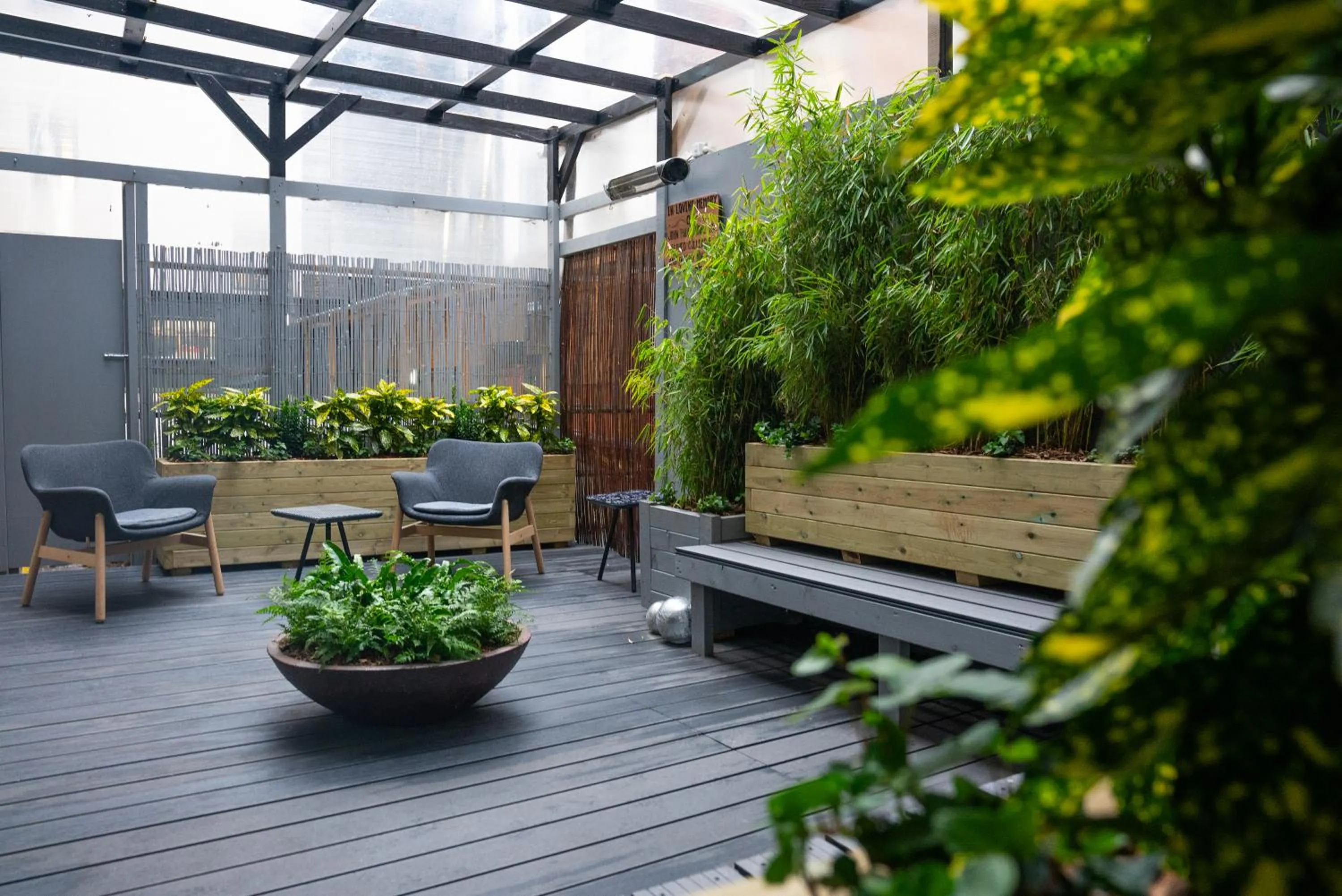 Garden in The Wesley Euston