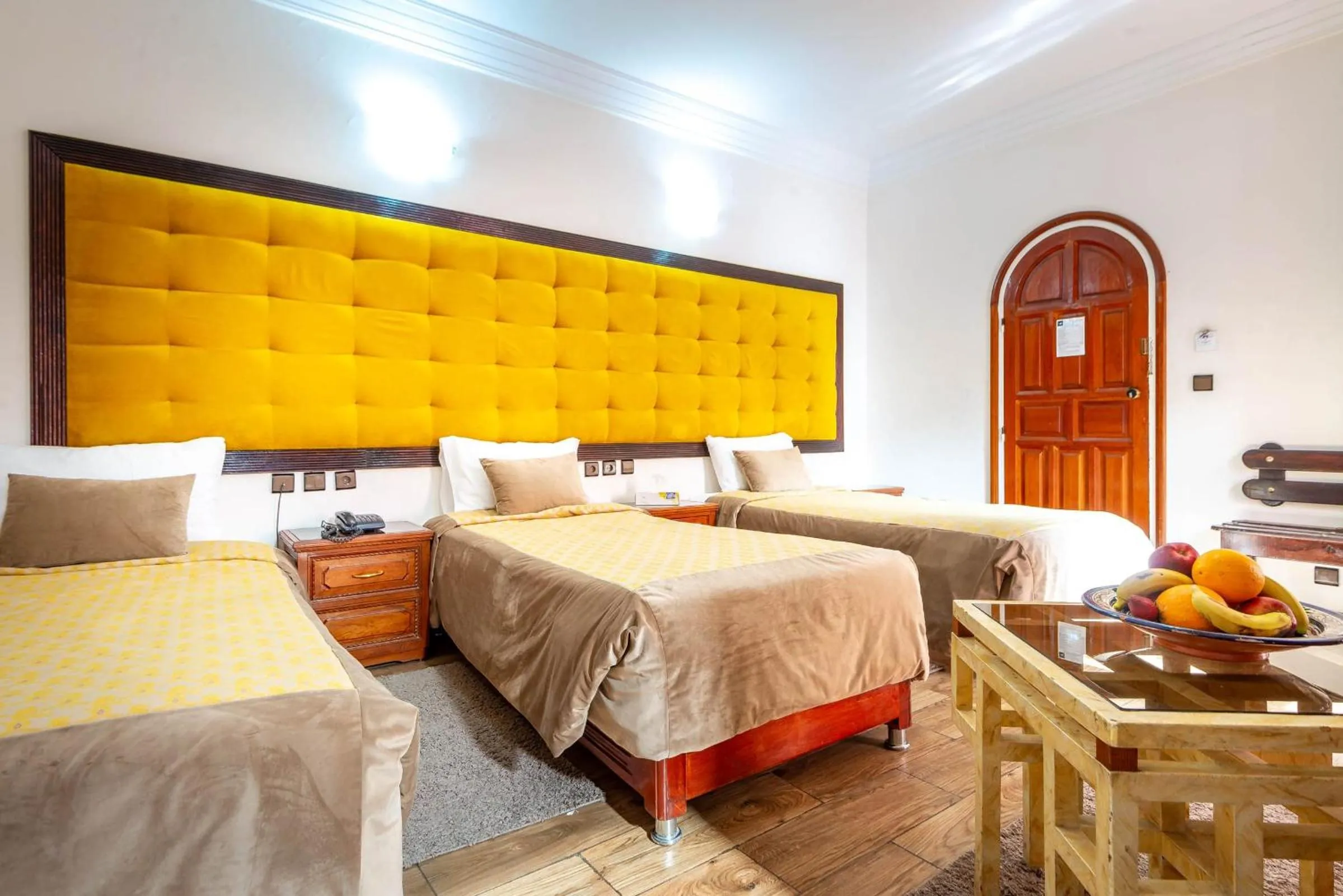 Bed in Hotel Oudaya & Spa