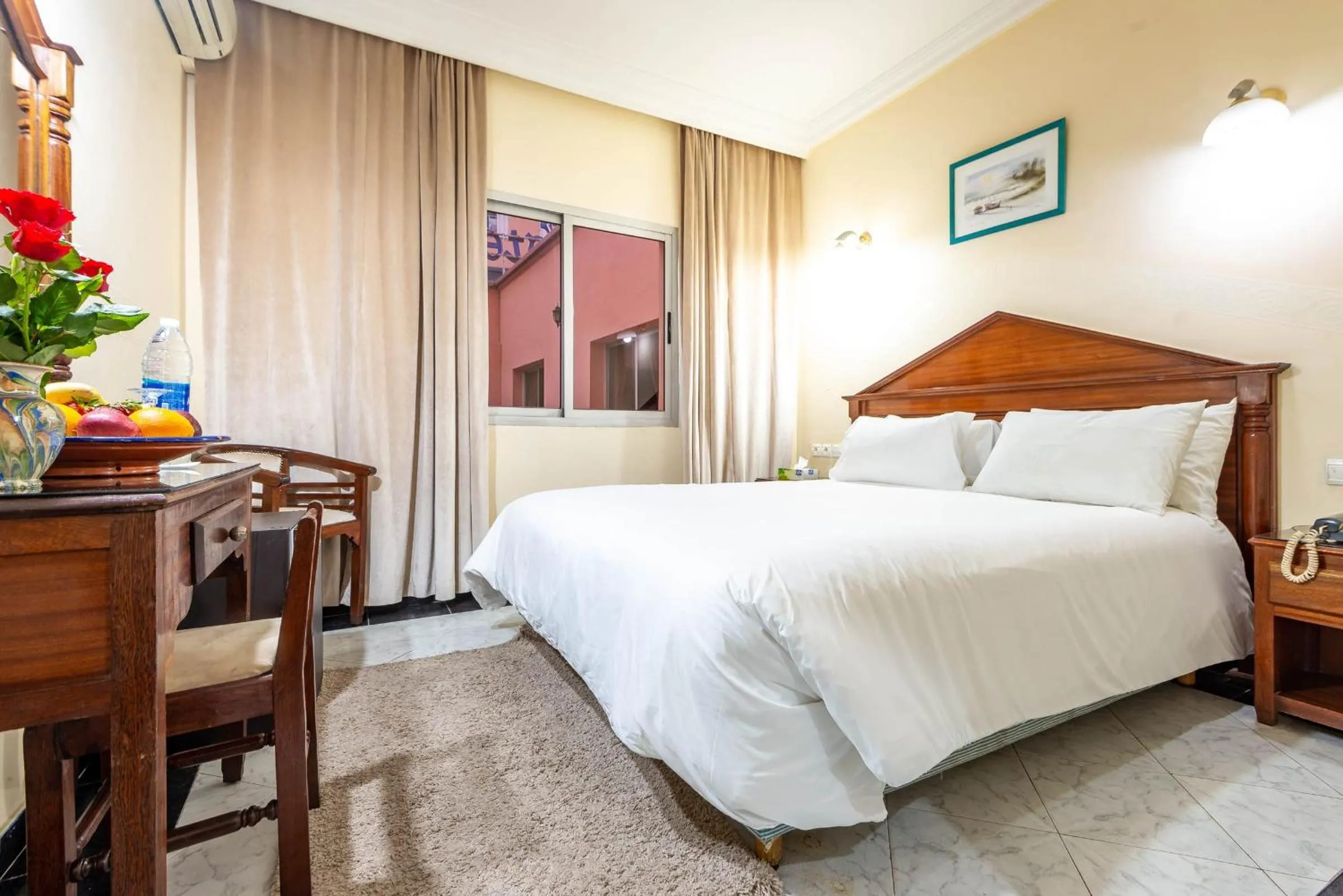 Bed in Hotel Oudaya & Spa