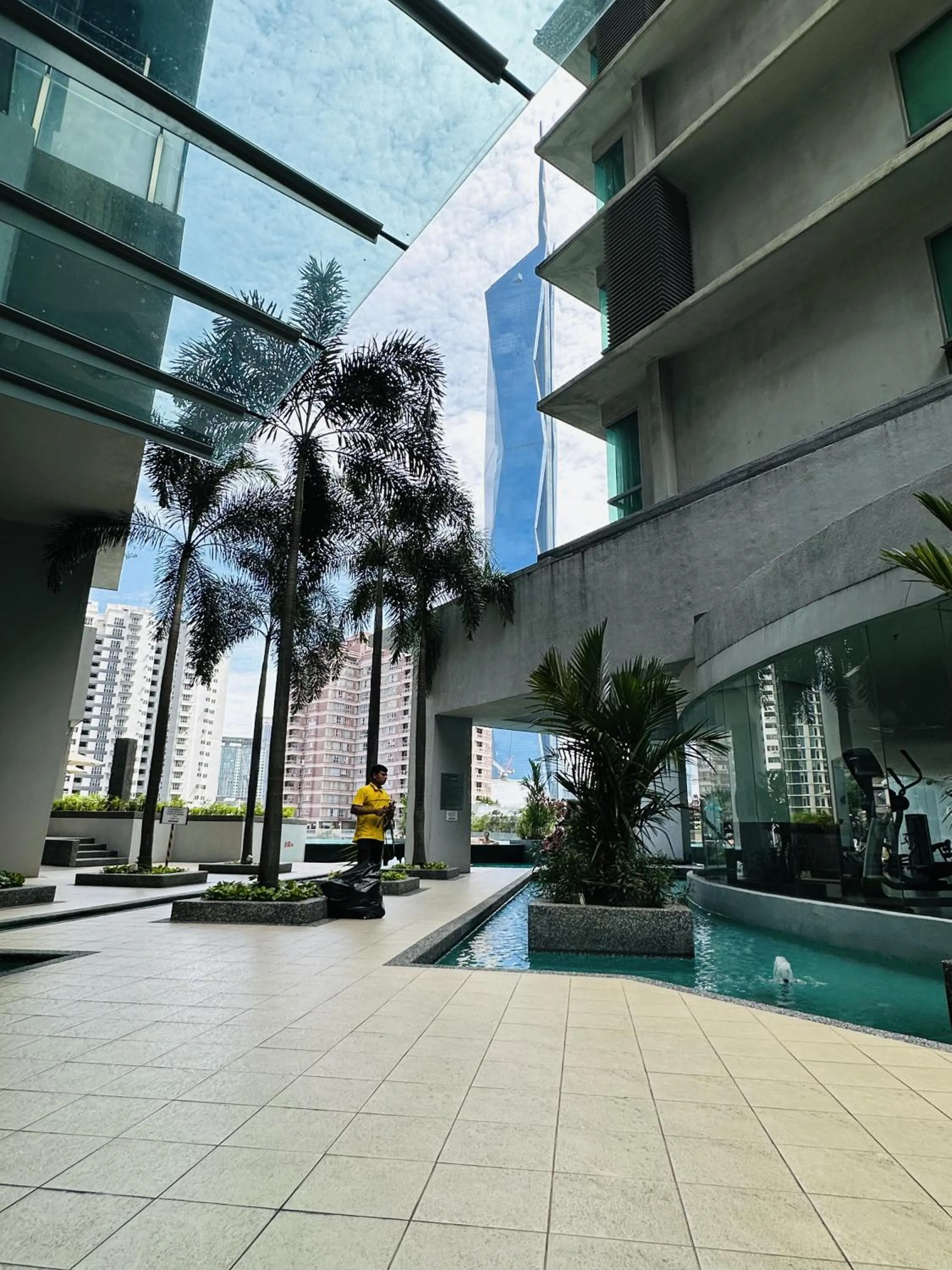 Patio in Urban Suites @ Swiss Garden Residence