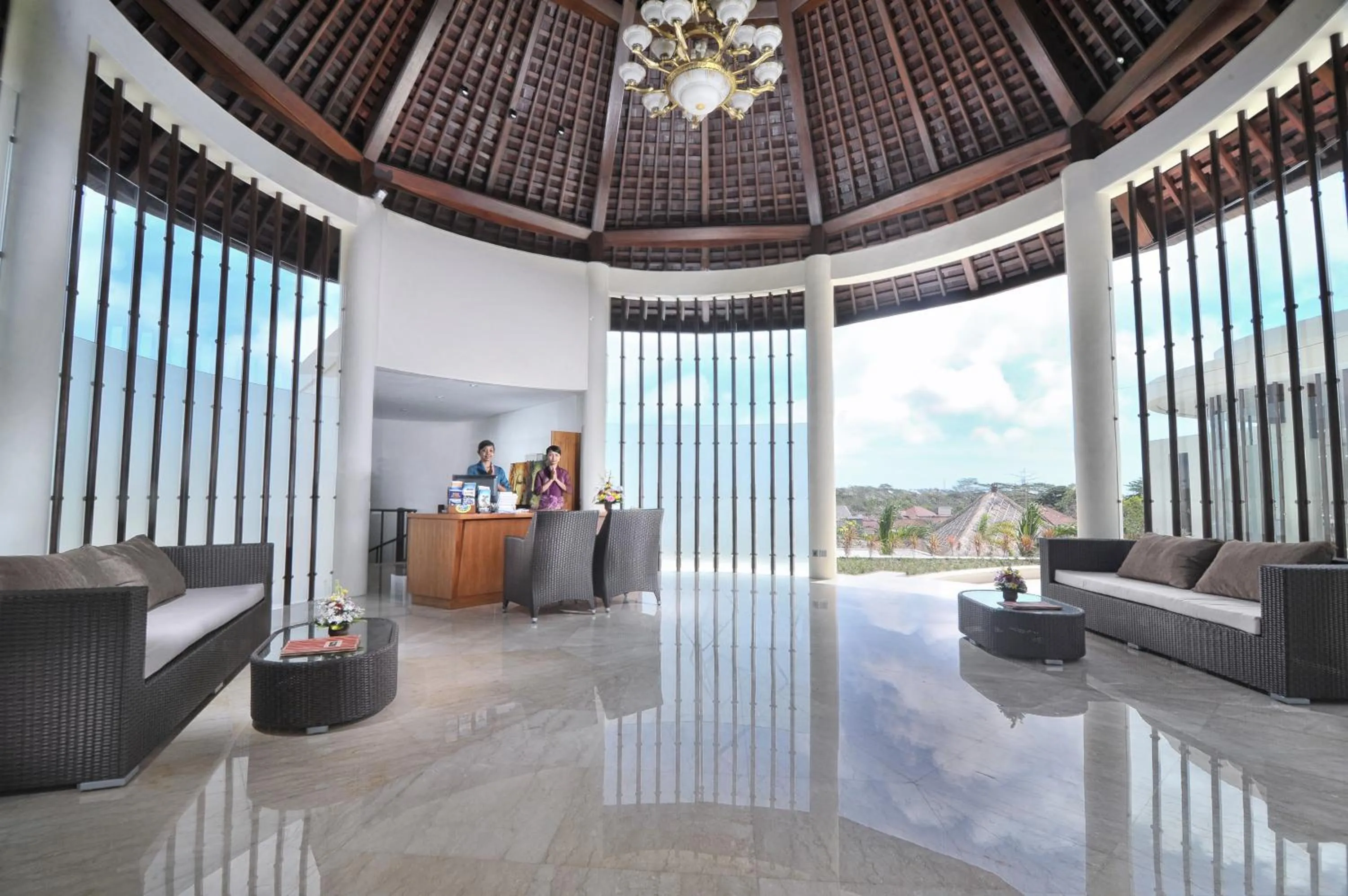 Lobby or reception in Mahagiri Villas & Spa Dreamland