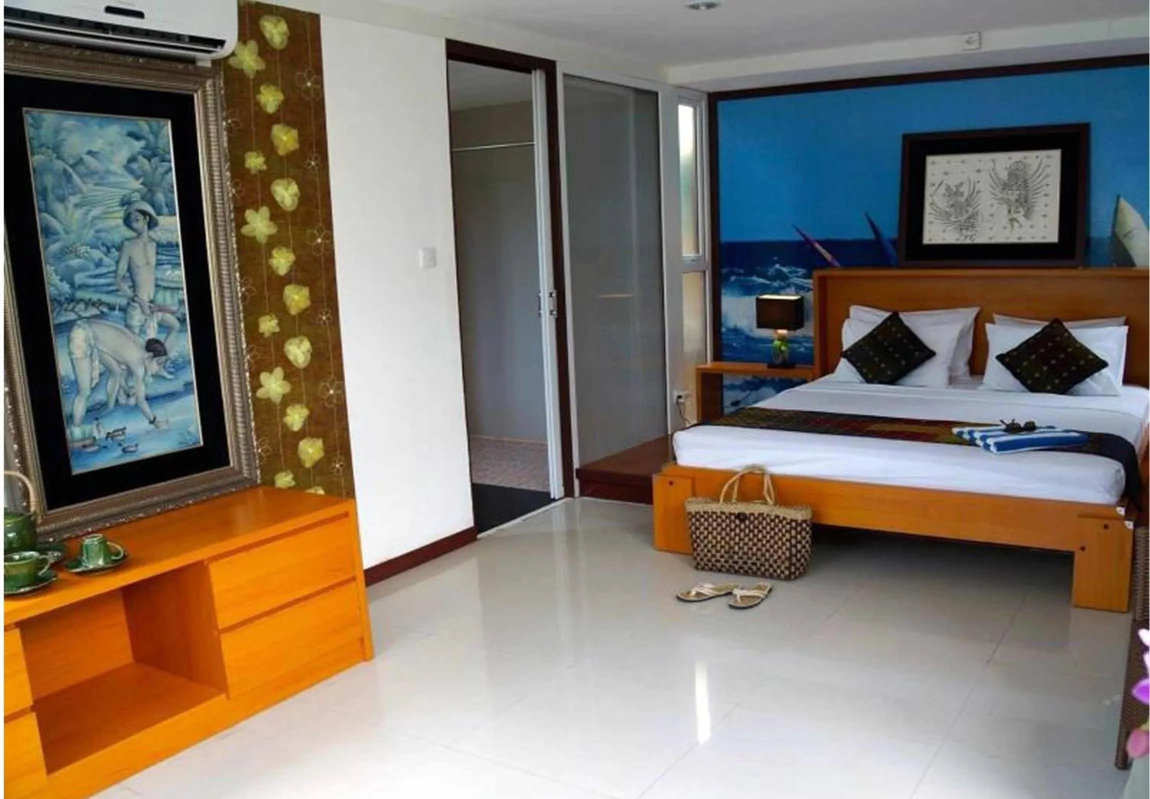 Bedroom, Bed in Aqua Bali Villa