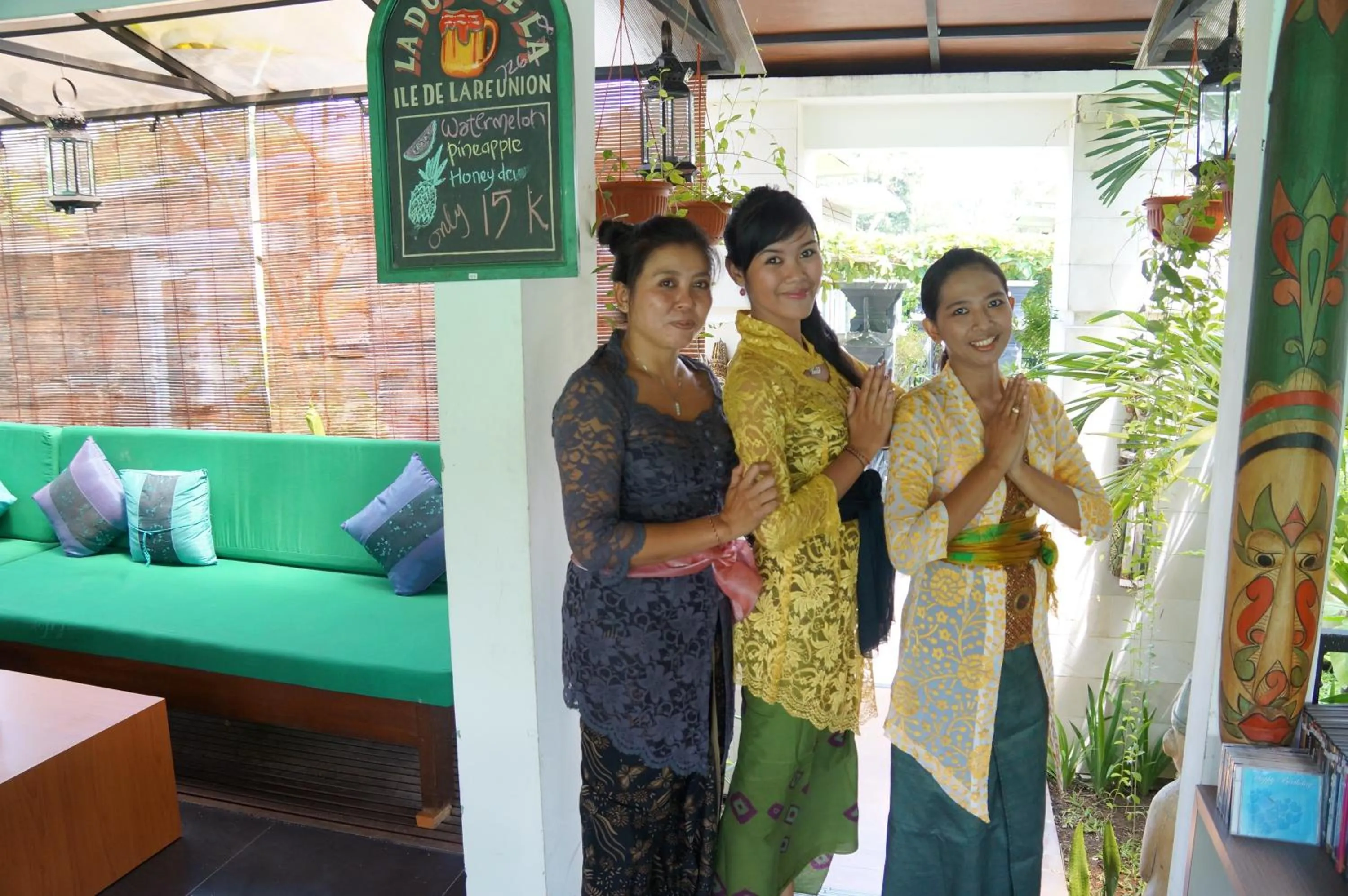Staff in Aqua Bali Villa