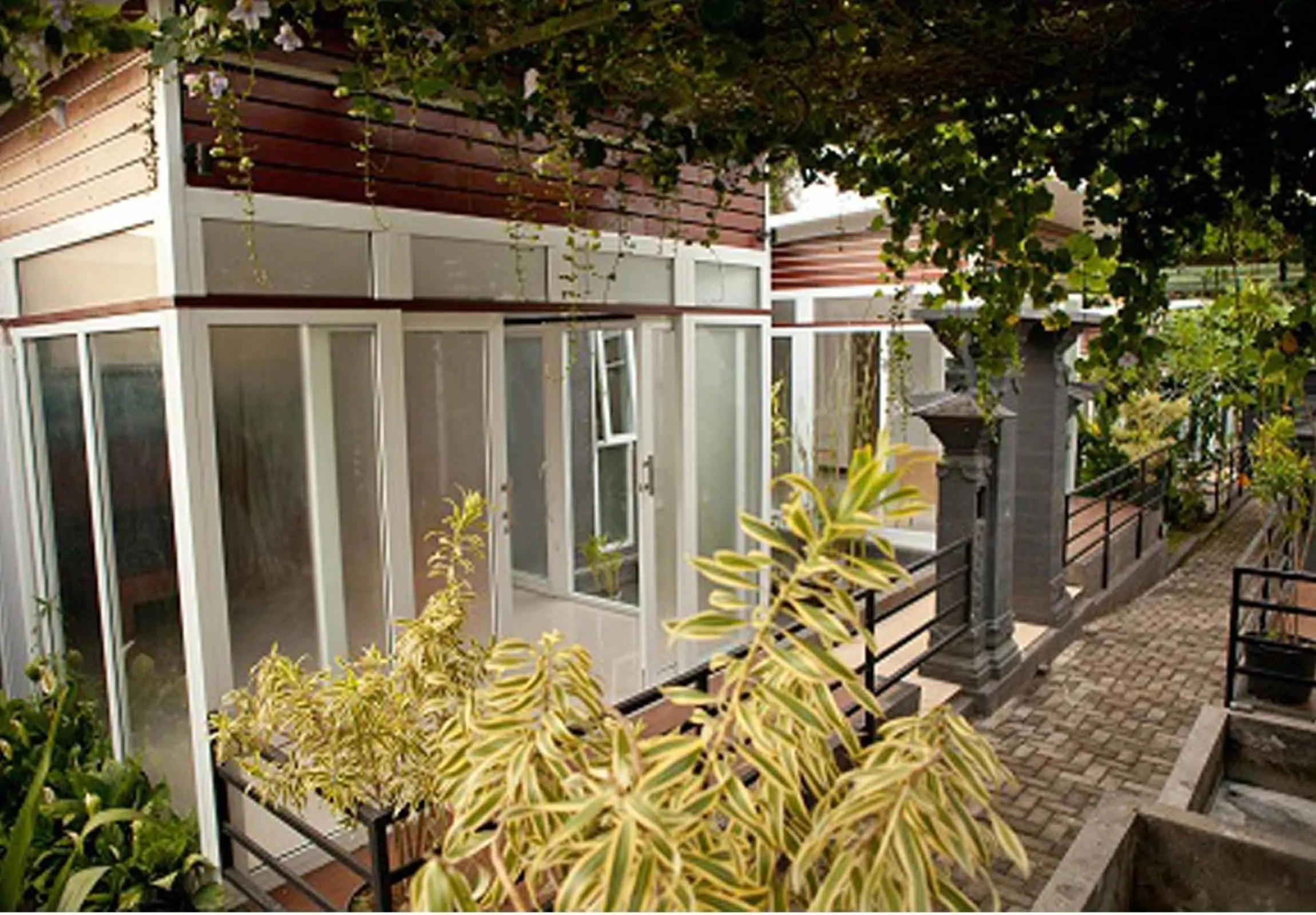Balcony/Terrace in Aqua Bali Villa