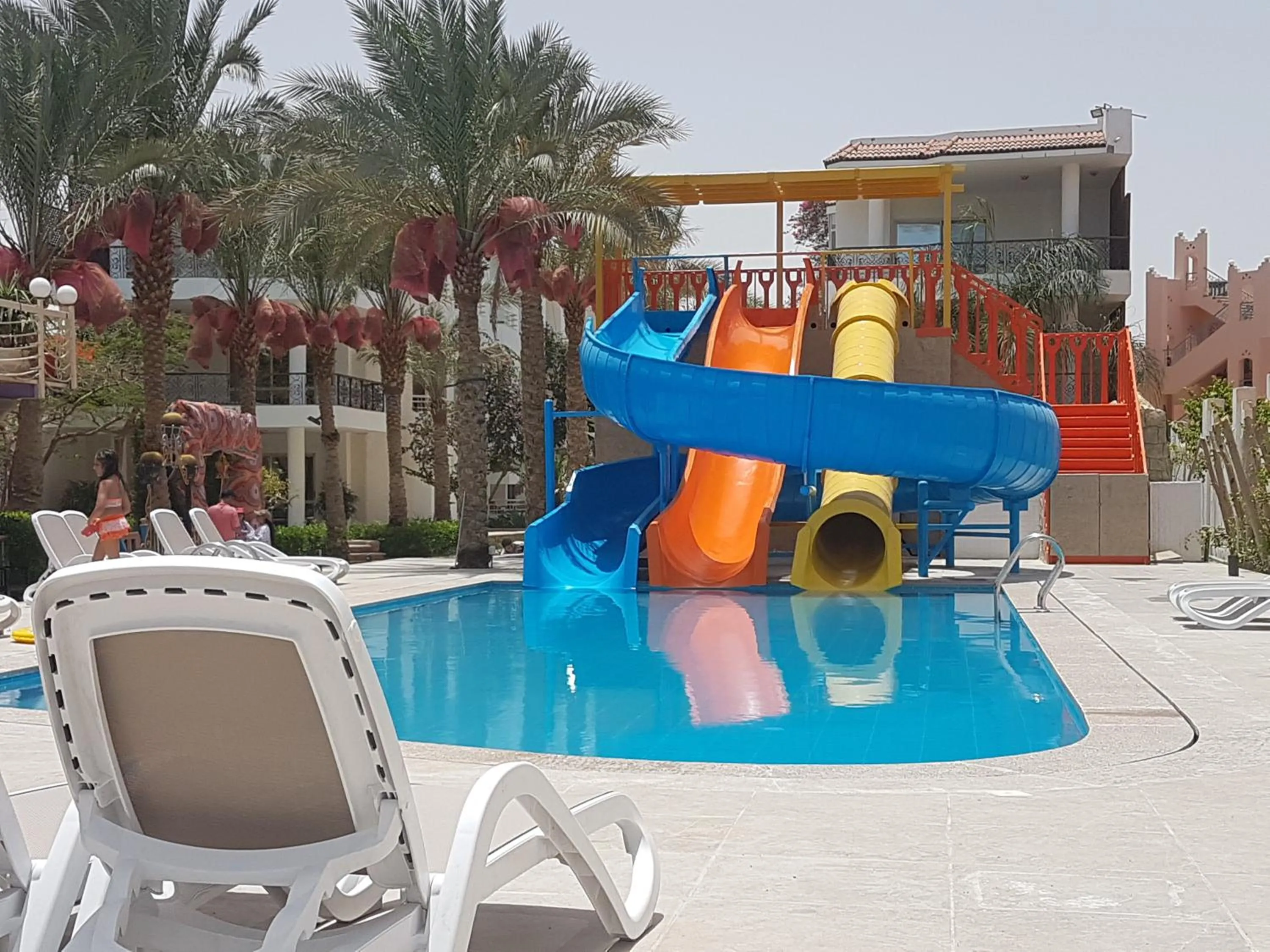 Aqua park in MinaMark Beach Resort for Families and Couples Only
