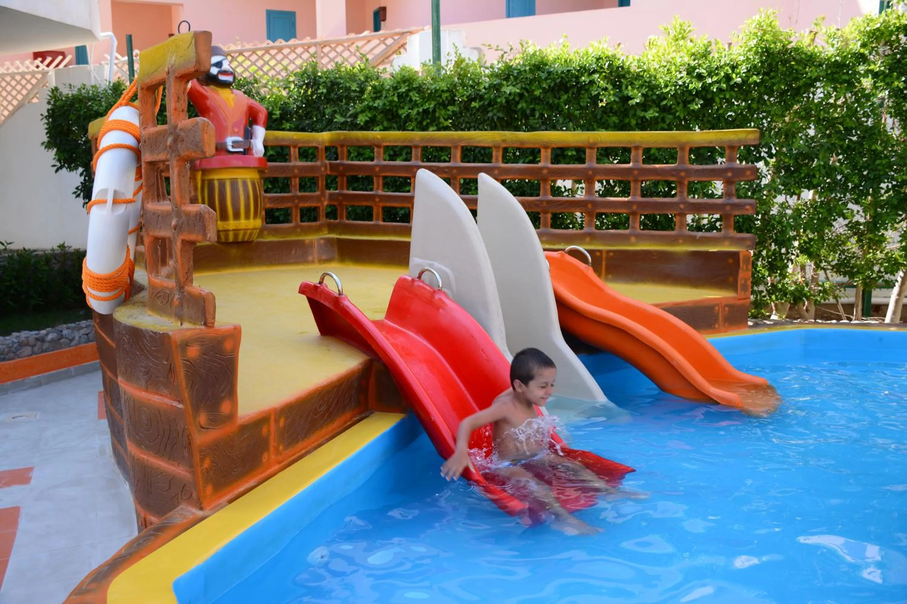 Aqua park in MinaMark Beach Resort for Families and Couples Only