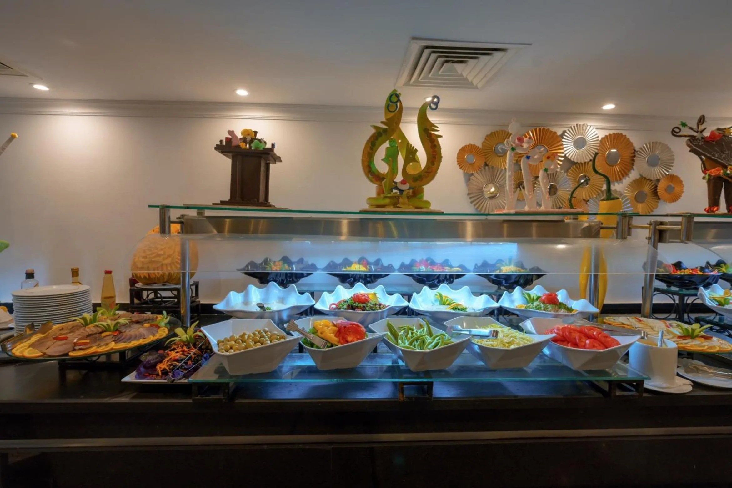 Food in MinaMark Beach Resort for Families and Couples Only