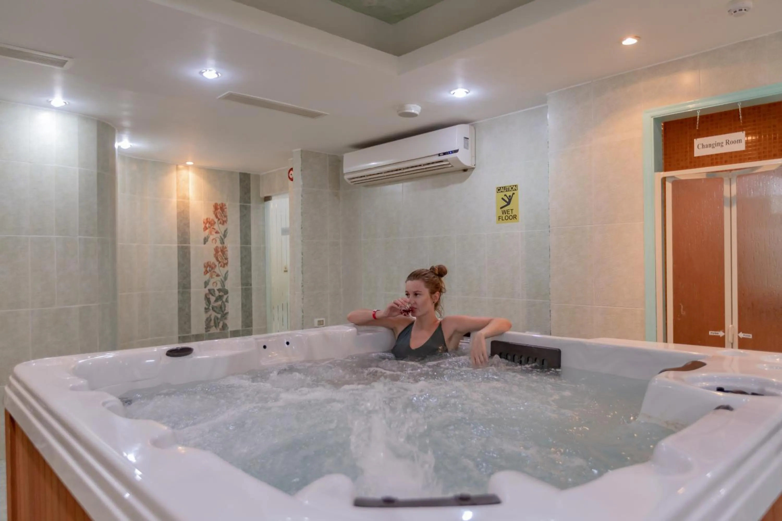 Hot Tub in MinaMark Beach Resort for Families and Couples Only