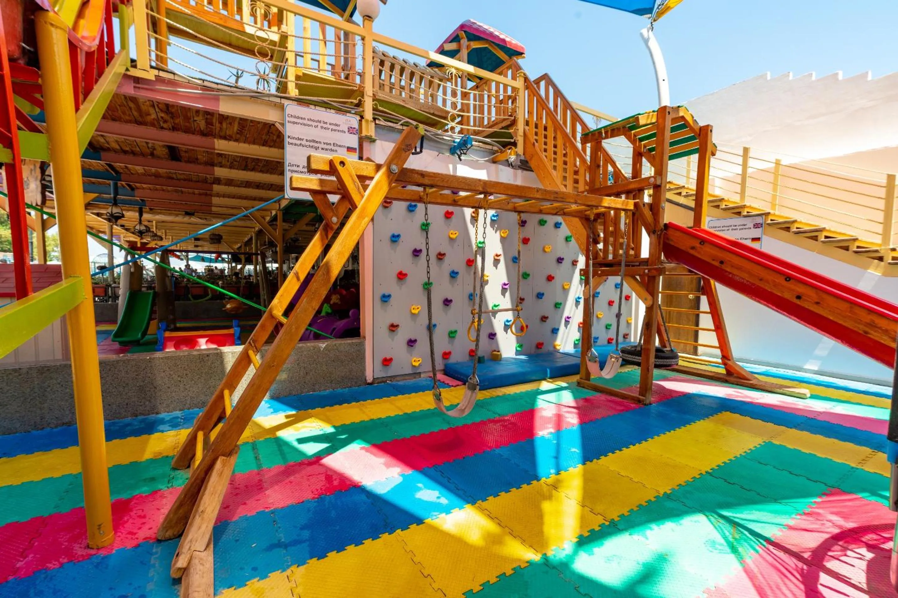 Children play ground in MinaMark Beach Resort for Families and Couples Only