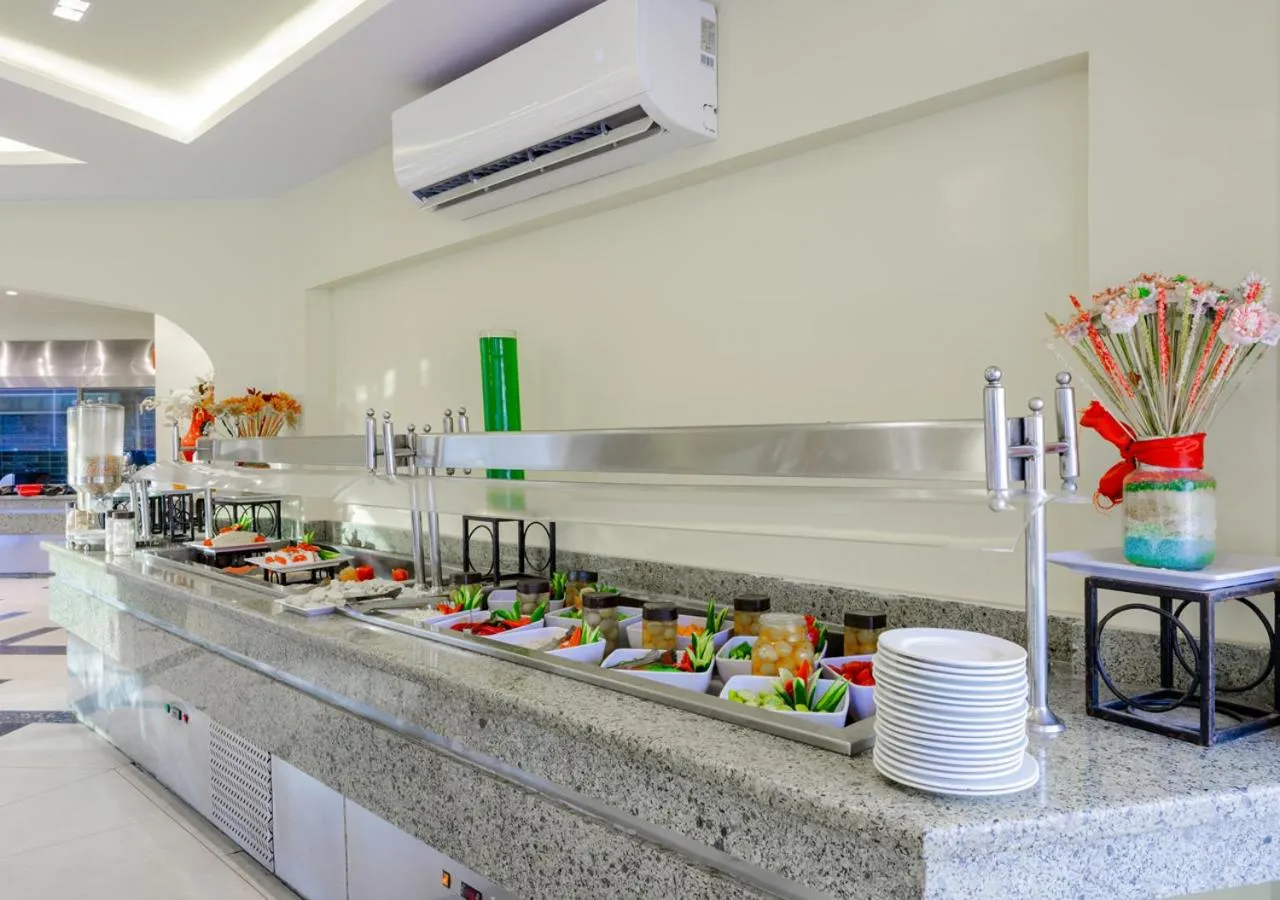 Buffet breakfast in MinaMark Beach Resort for Families and Couples Only