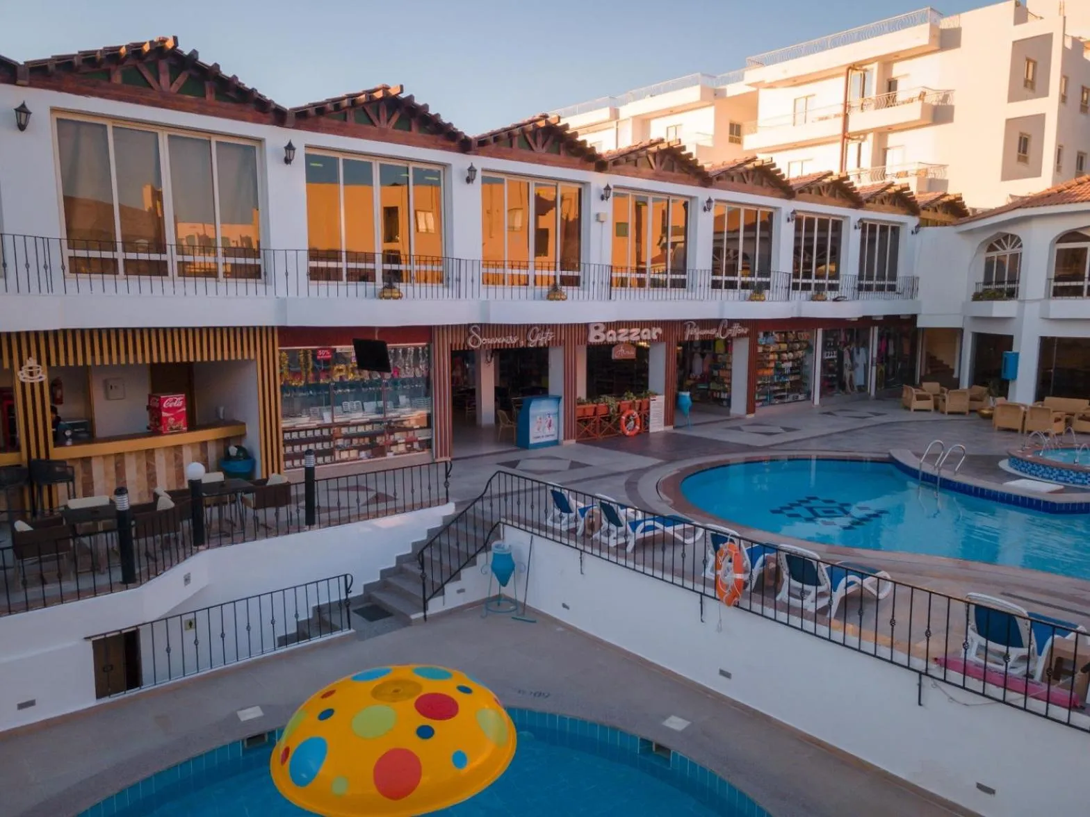 Pool view in MinaMark Beach Resort for Families and Couples Only