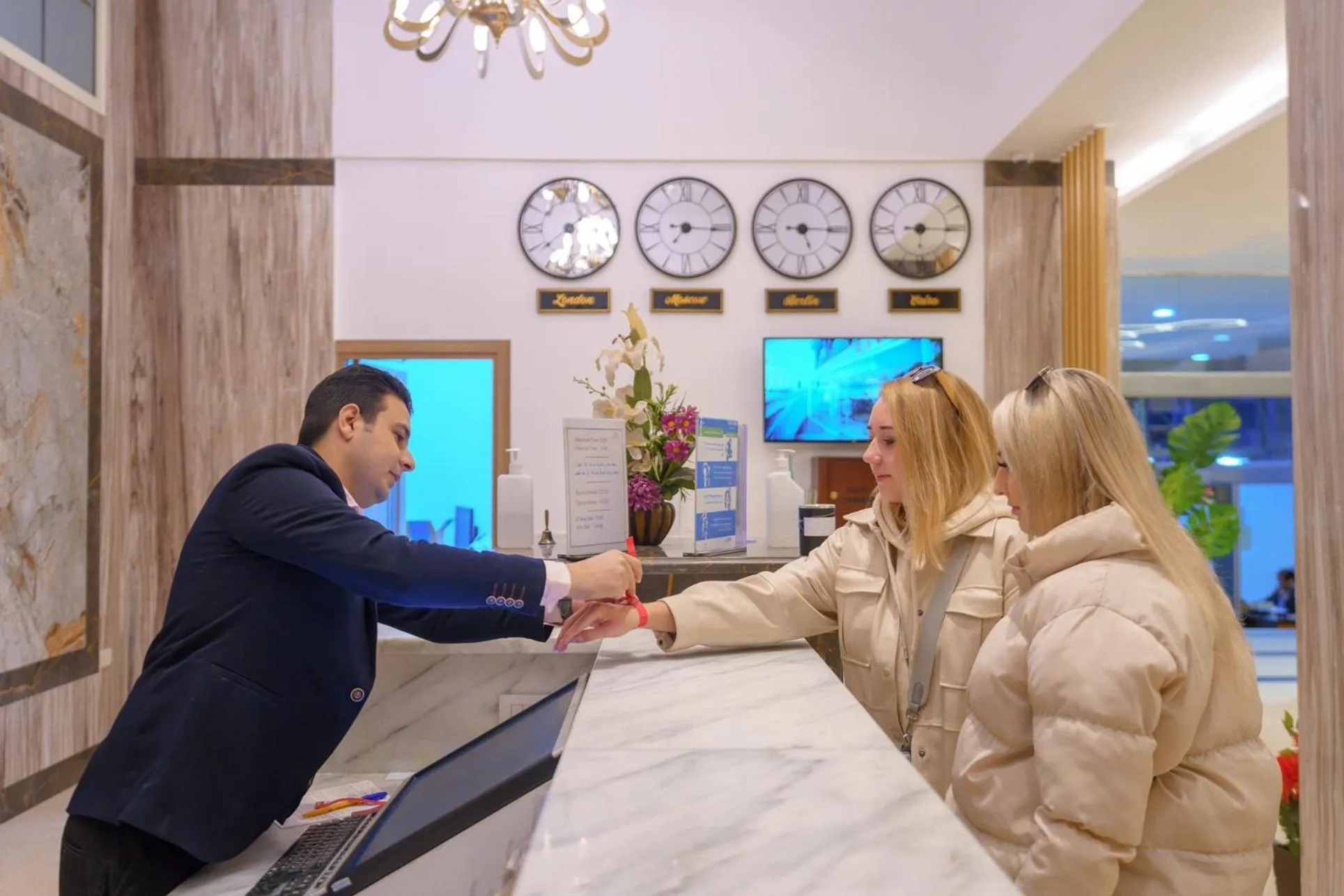 Staff in MinaMark Beach Resort for Families and Couples Only