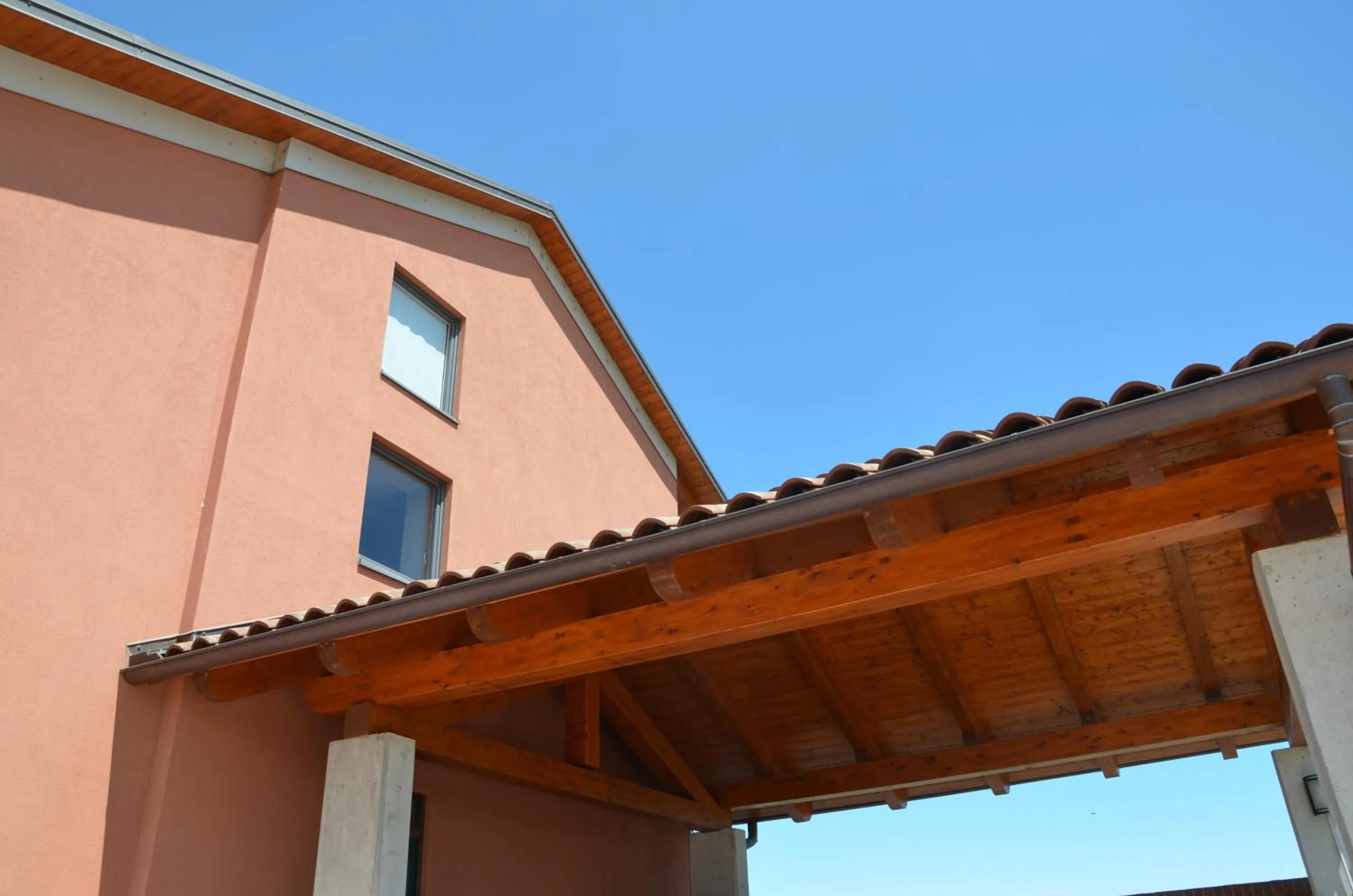 Facade/entrance in Eco-Residence