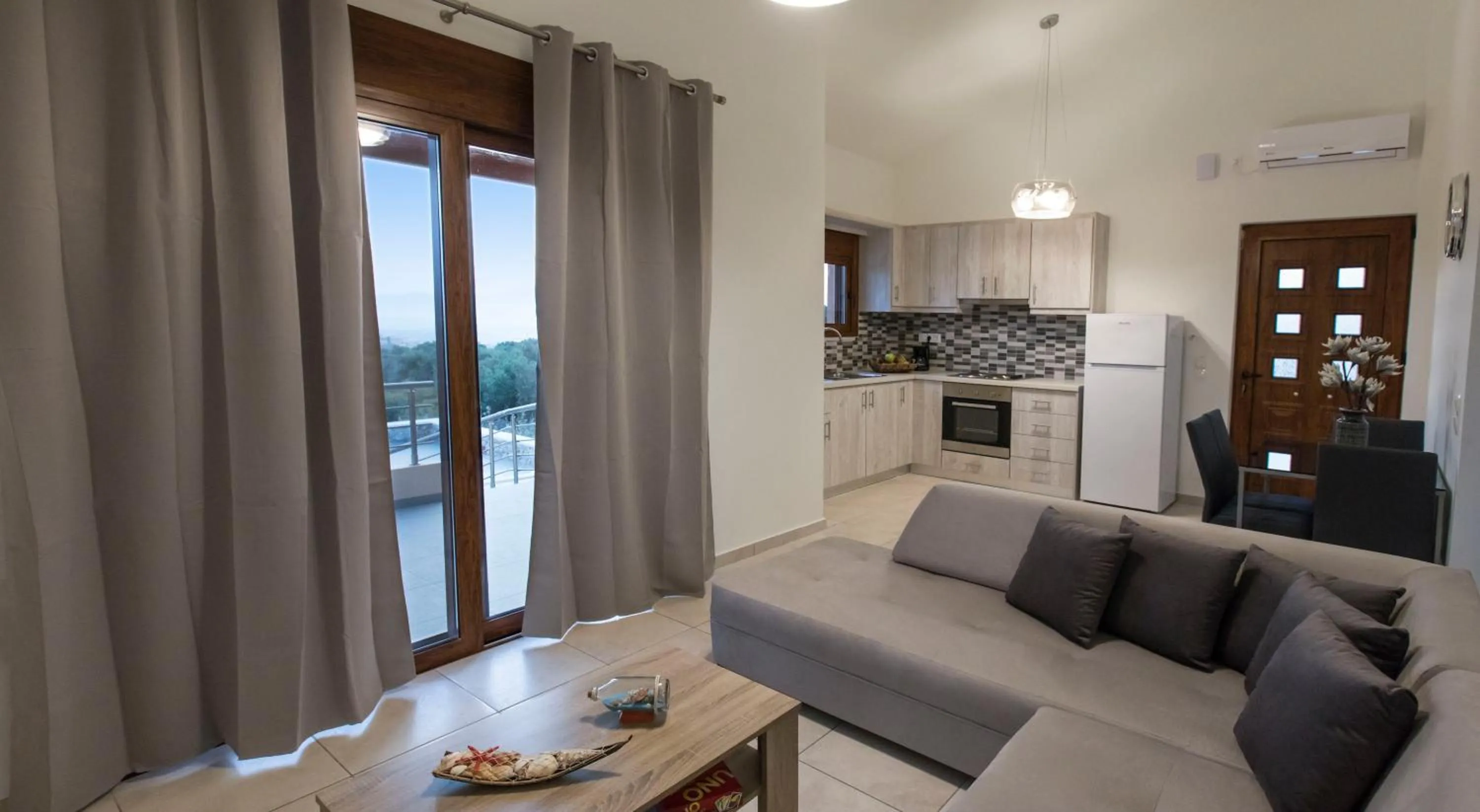 Seating area in Electra Villas