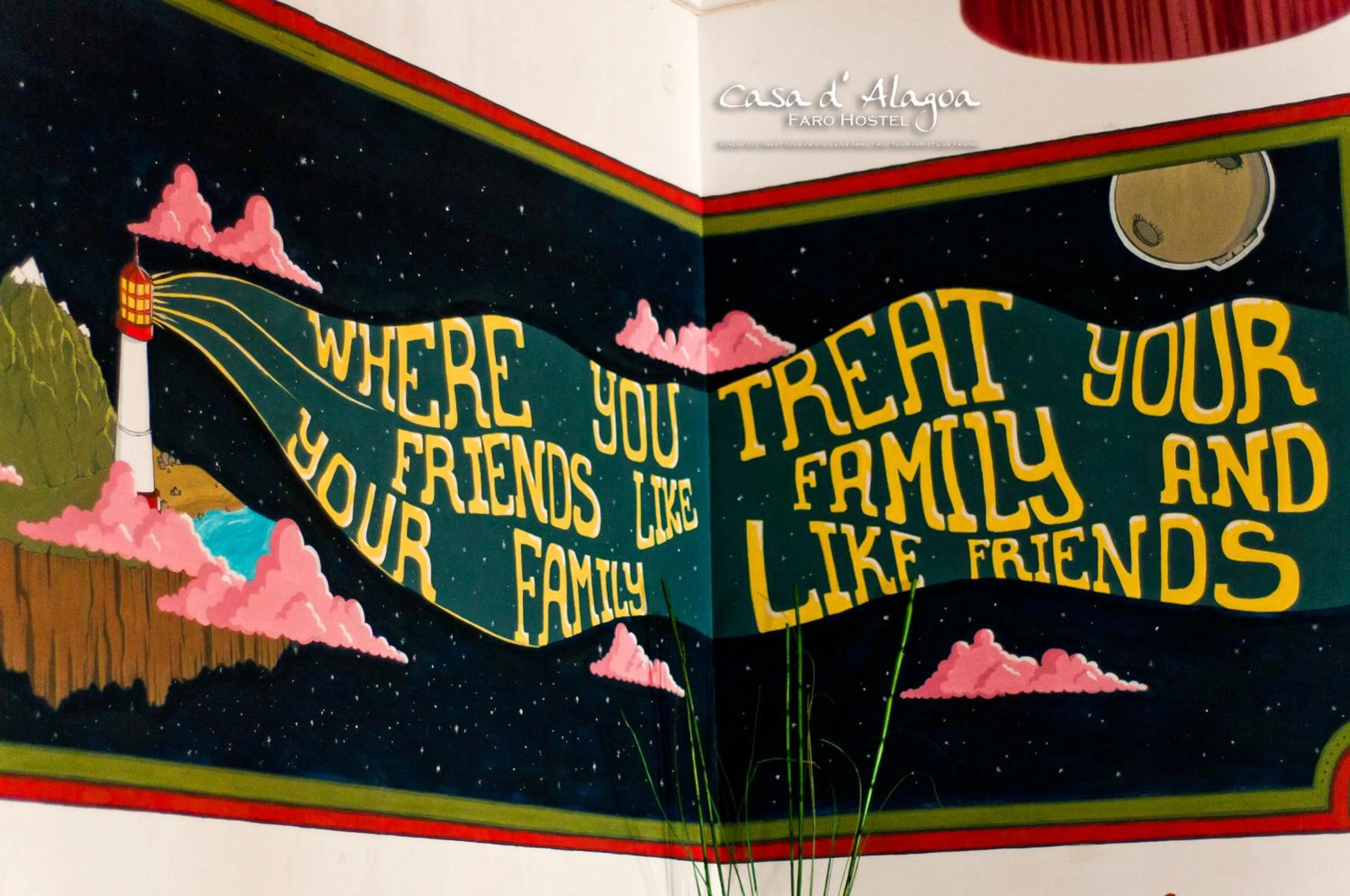 Living room in Hostel Casa d'Alagoa