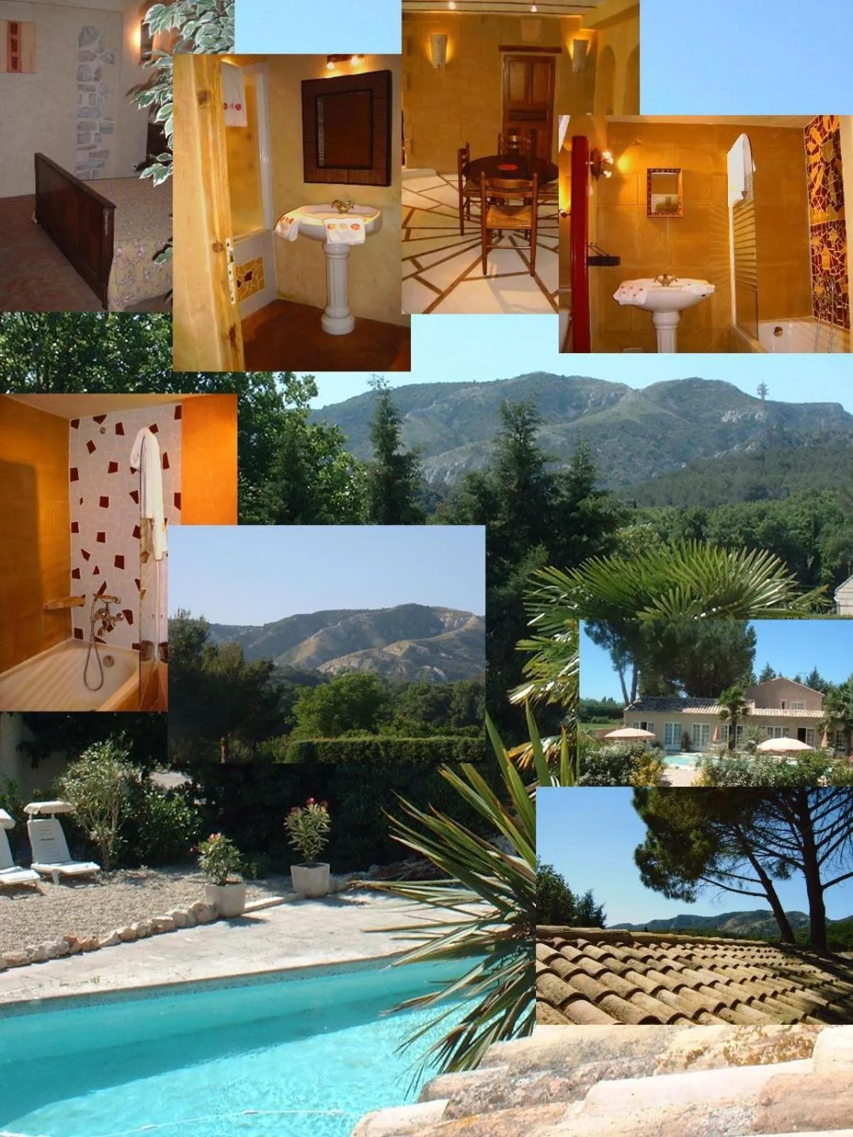 Area and facilities in Gites Climatisés Piscine Chauffée La Balancelle