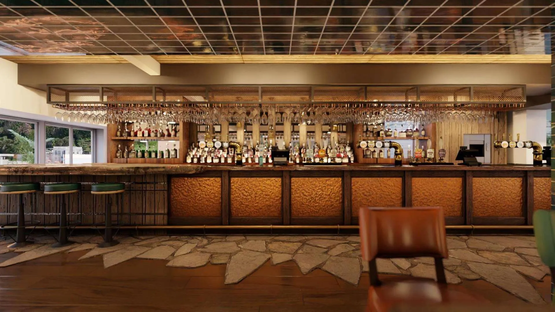 Lounge or bar in Pedn-Olva