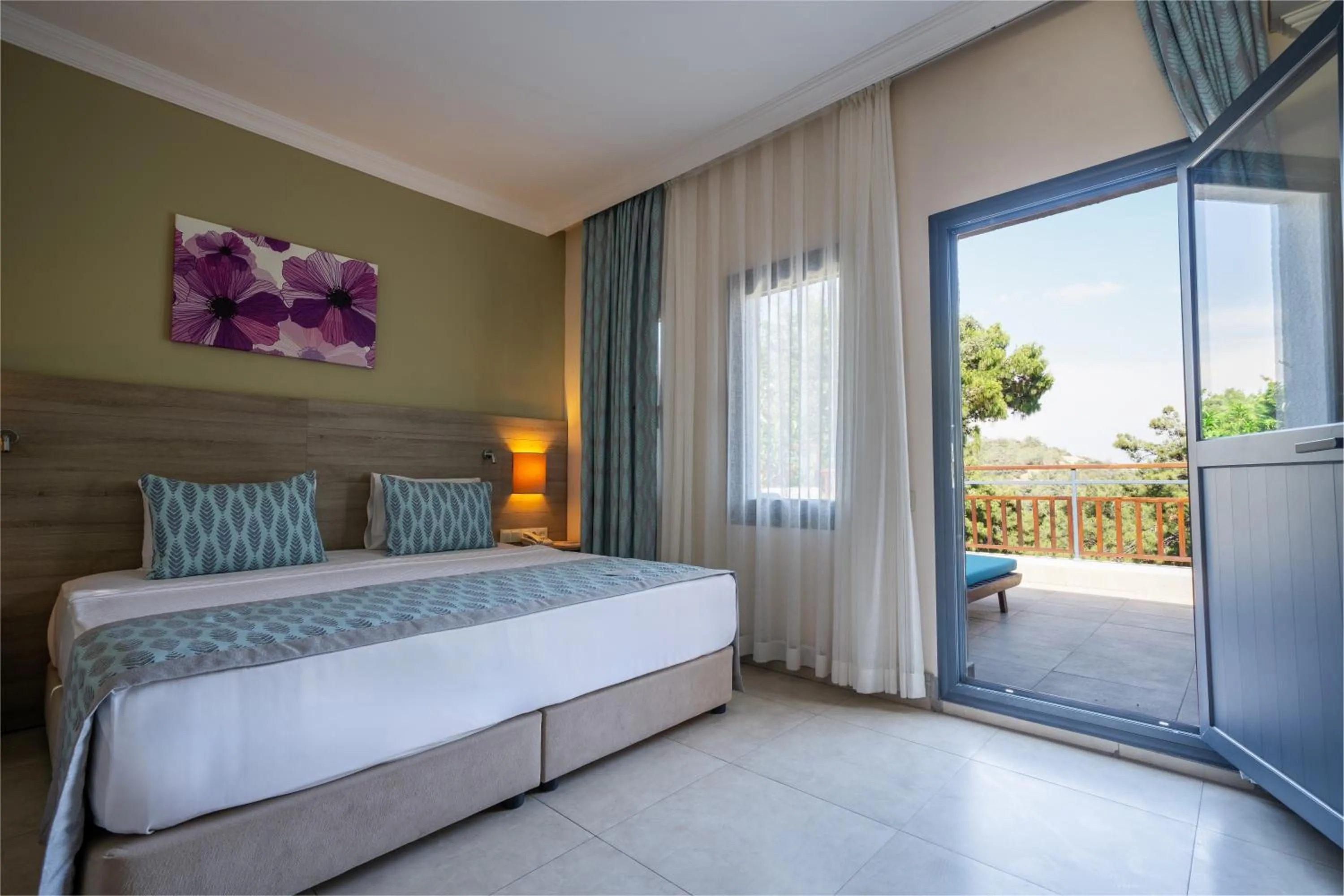 Bed in Bodrum Park Resort
