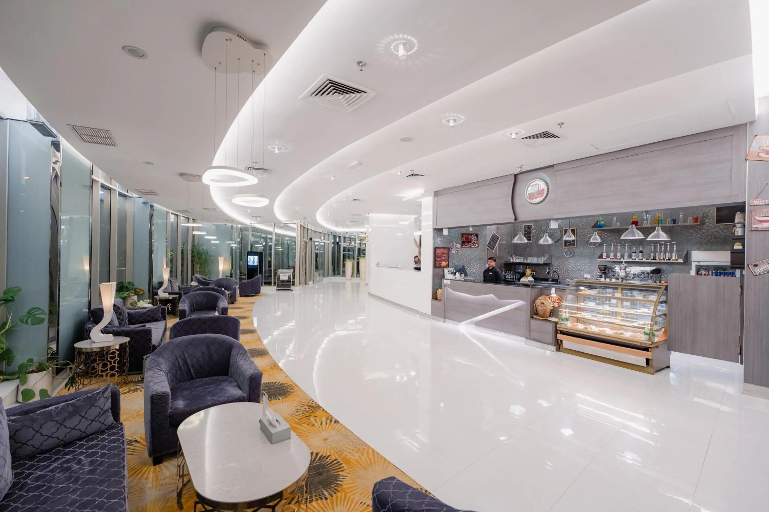 Lobby or reception in فندق وهج بوليفارد Wahaj Boulevard Hotel