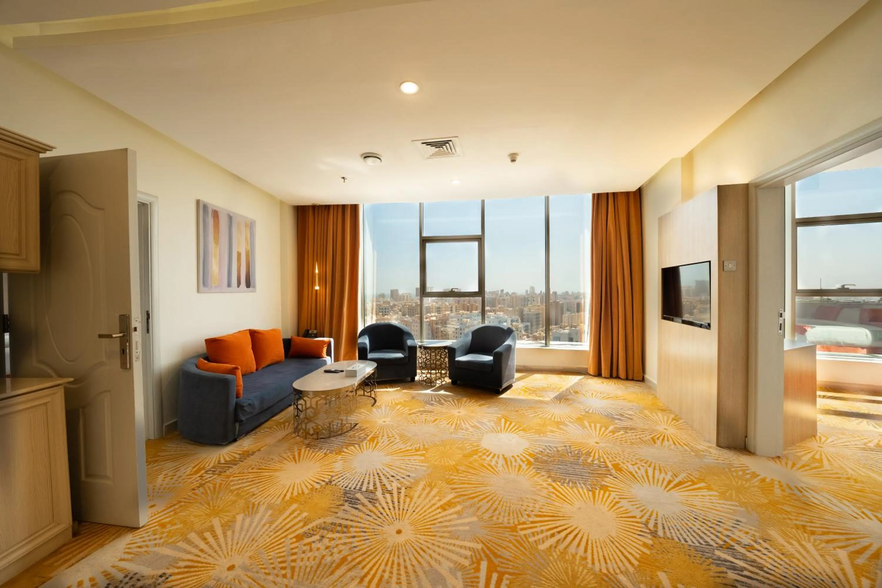 Living room in فندق وهج بوليفارد Wahaj Boulevard Hotel