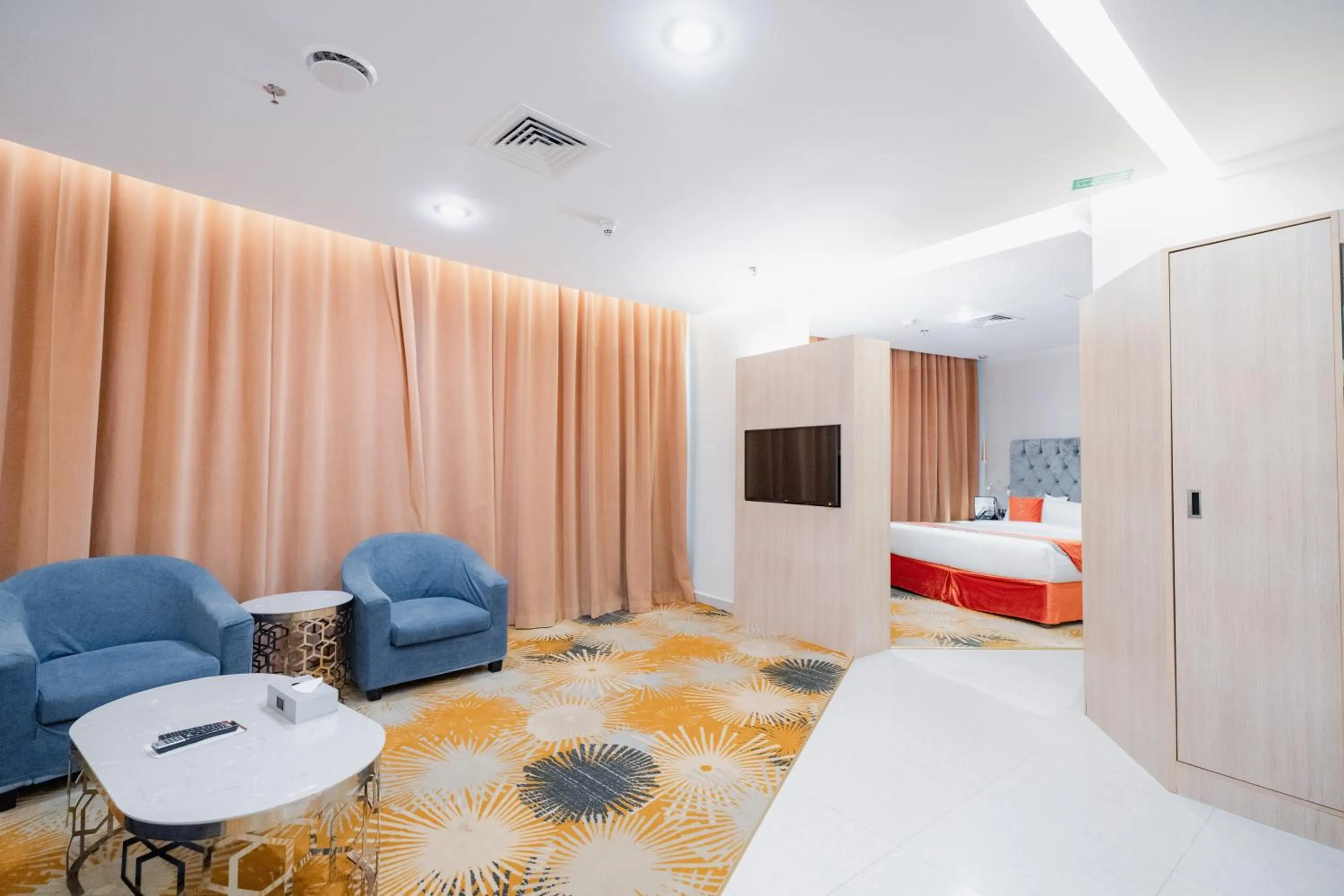 Seating area, Bed in فندق وهج بوليفارد Wahaj Boulevard Hotel