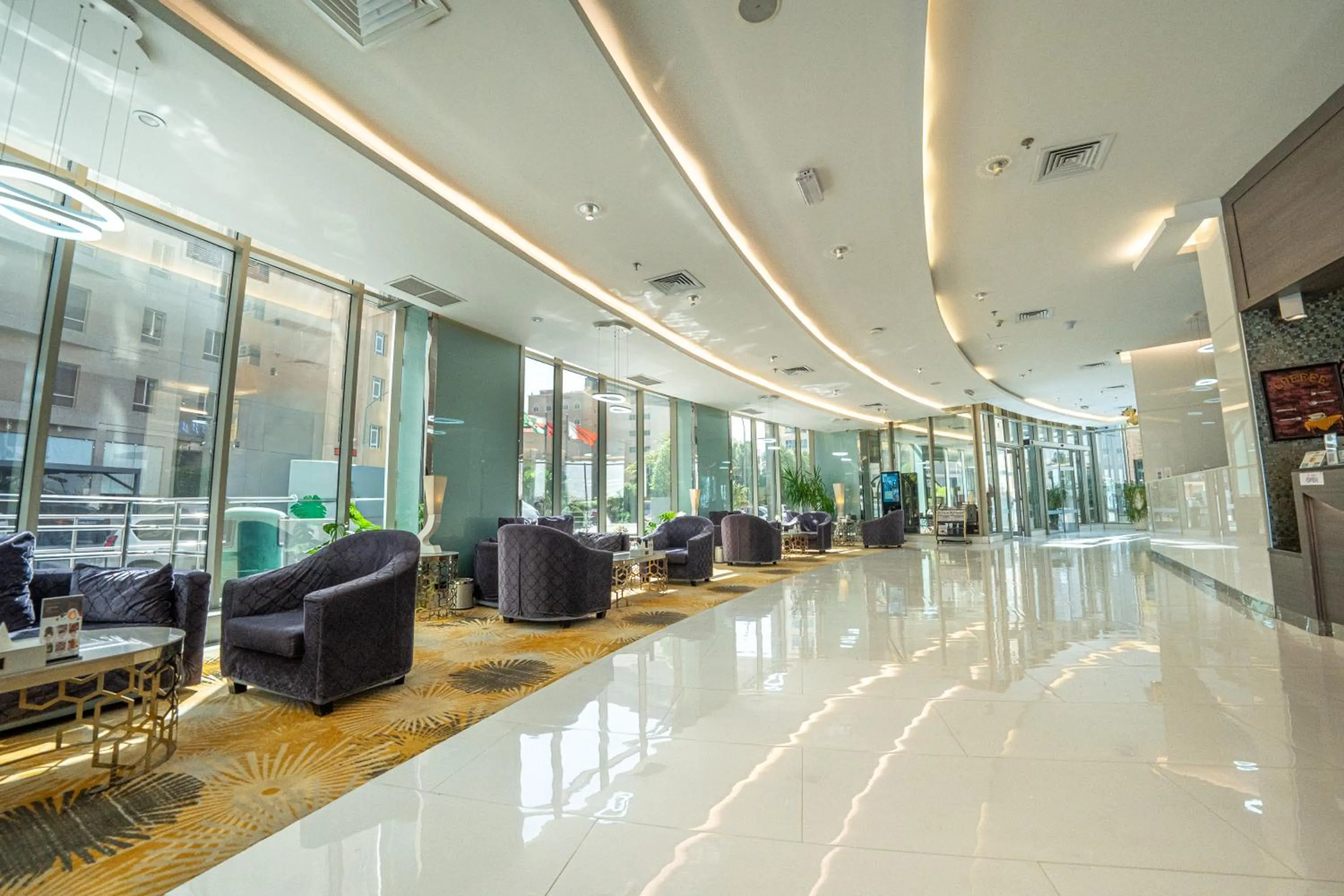 Lobby or reception in فندق وهج بوليفارد Wahaj Boulevard Hotel