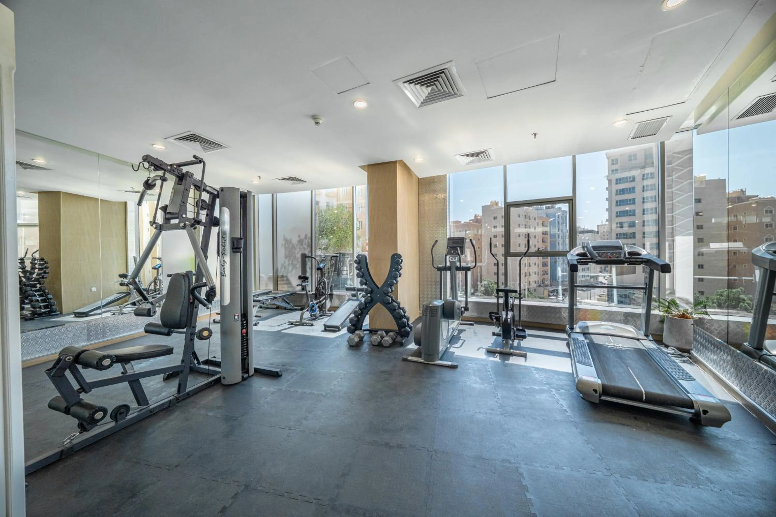 Fitness centre/facilities in فندق وهج بوليفارد Wahaj Boulevard Hotel