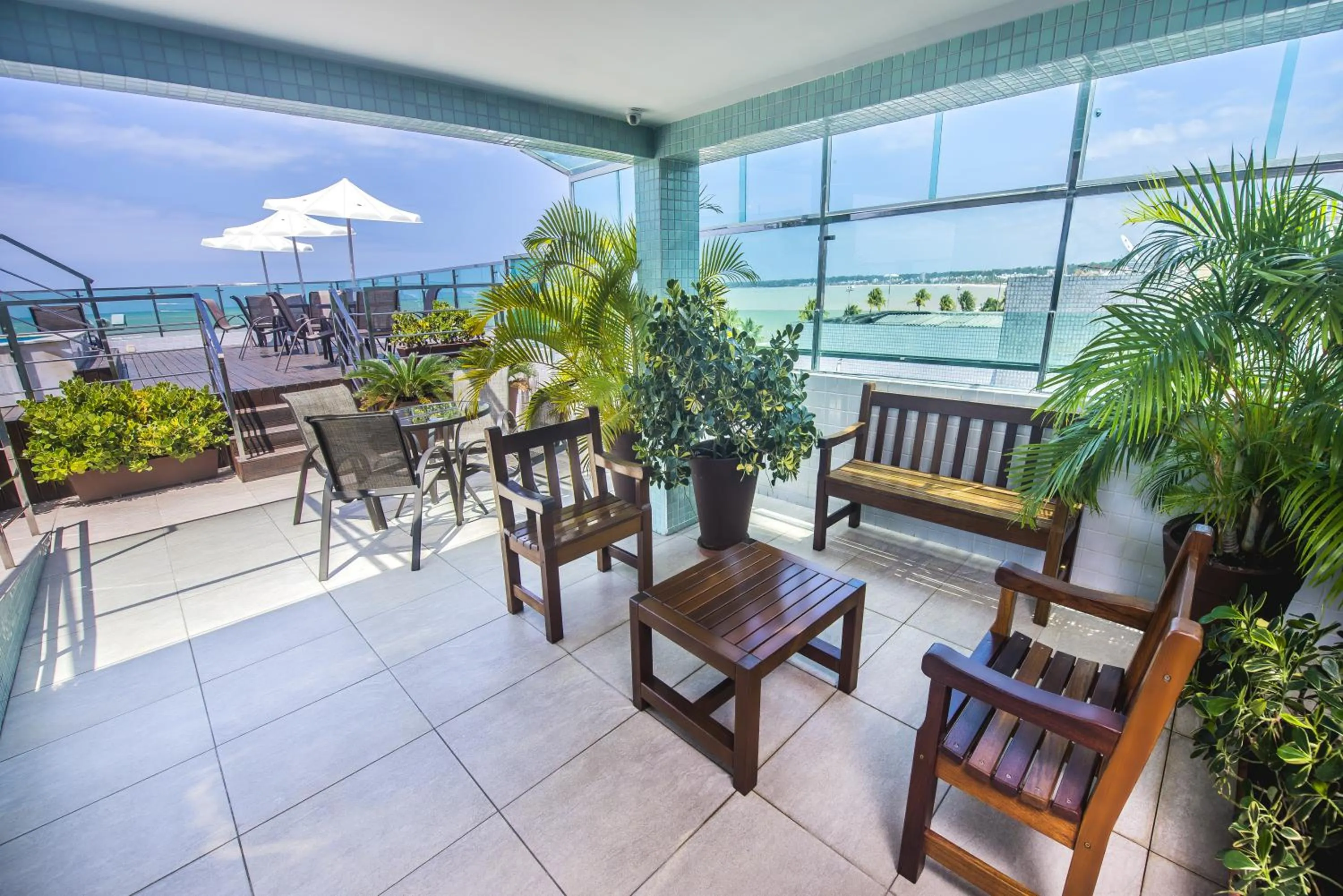 Balcony/Terrace in Hotel Corais de Tambau
