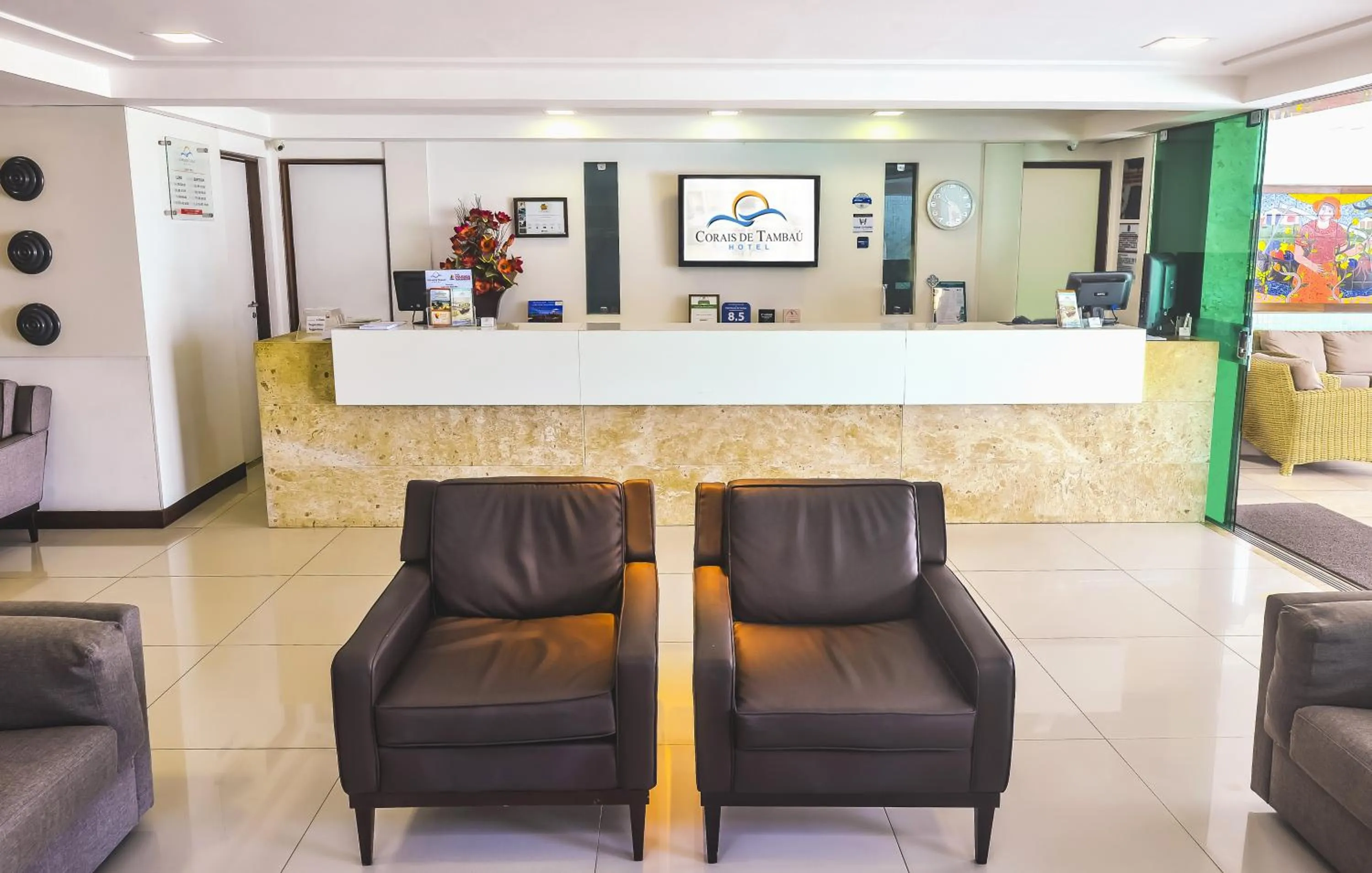 Lobby or reception in Hotel Corais de Tambau