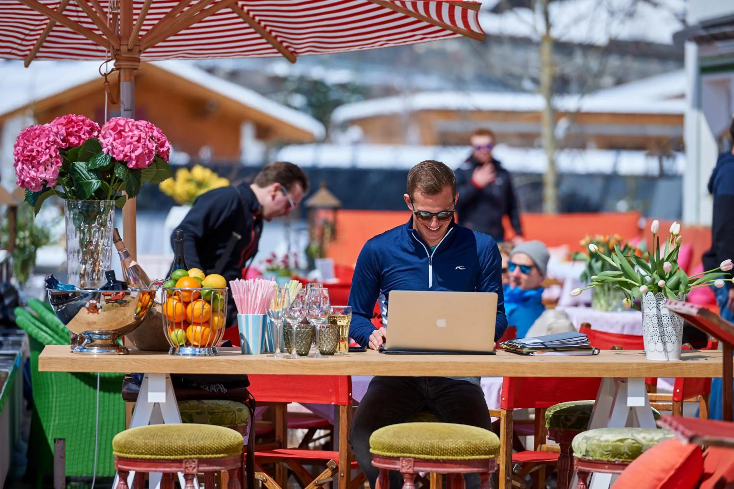 Balcony/Terrace in Boutique-Hotel Schmelzhof