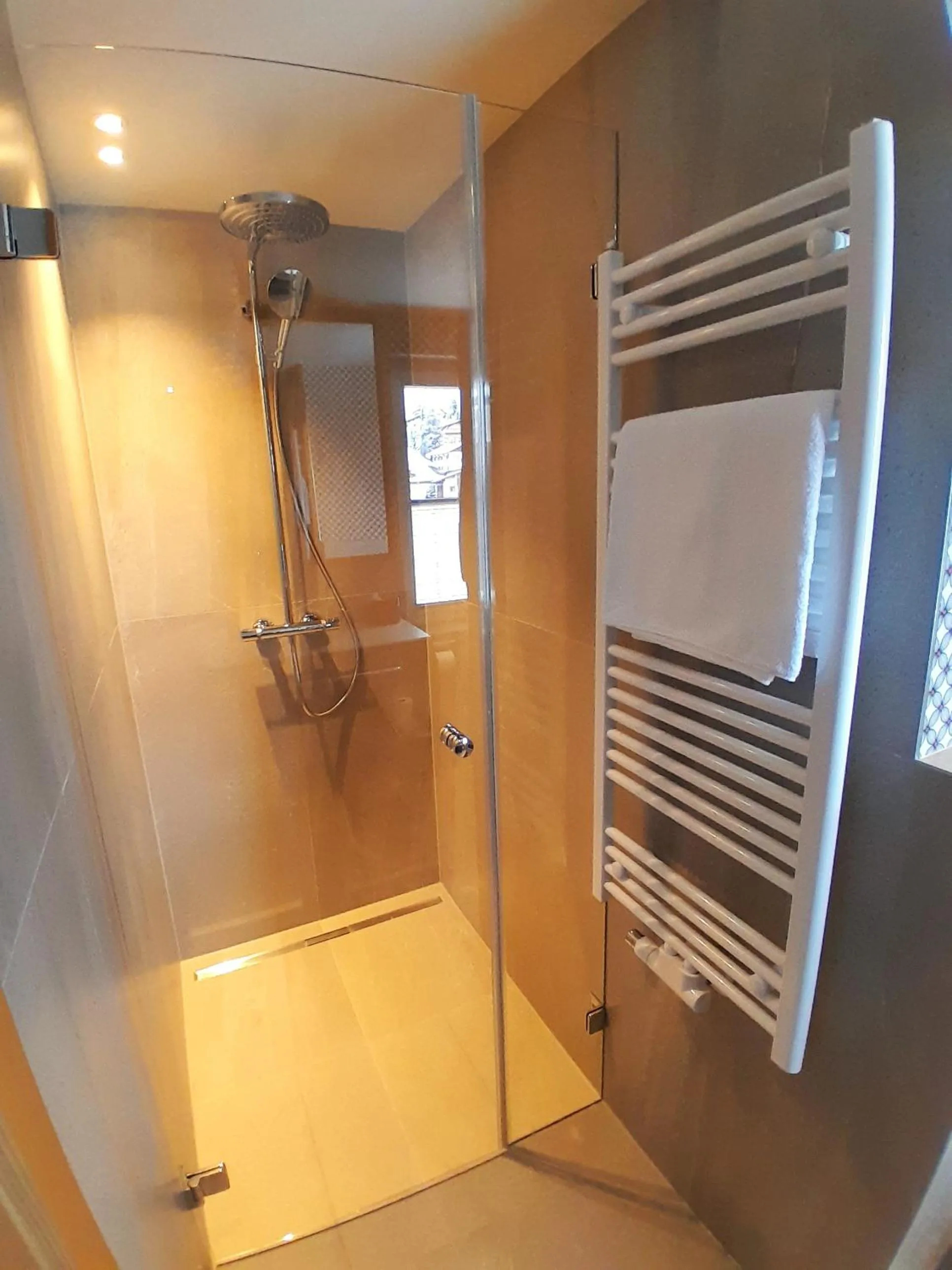 Shower in Boutique-Hotel Schmelzhof