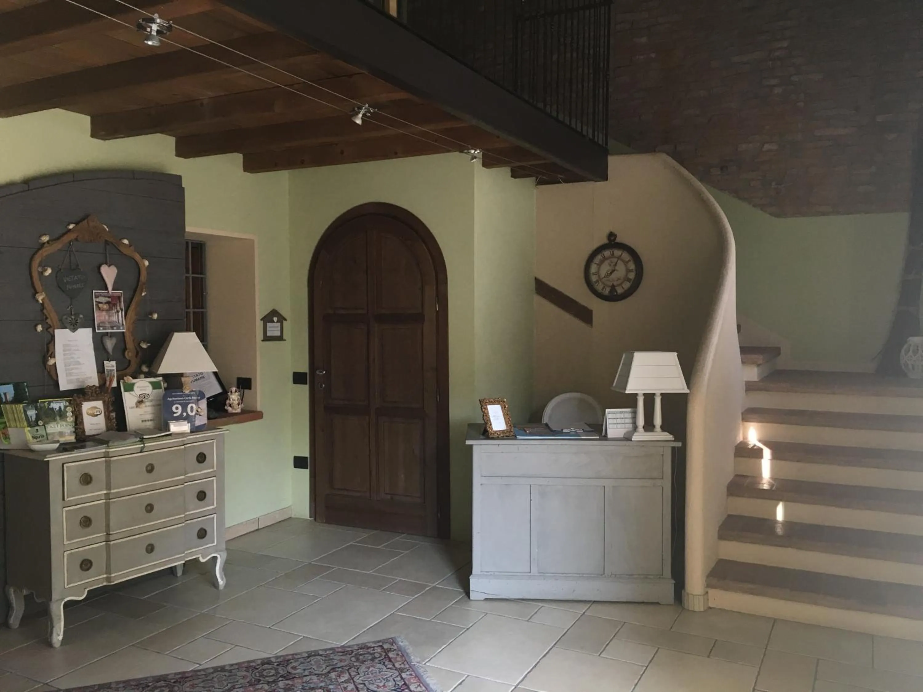 Lobby or reception in Agriturismo Corte Rocca