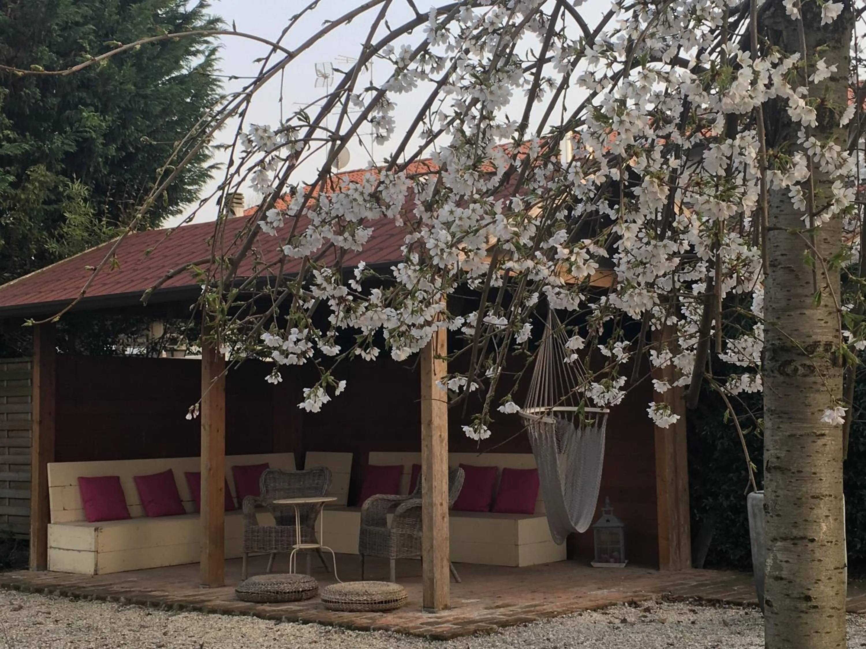 Garden view in Agriturismo Corte Rocca