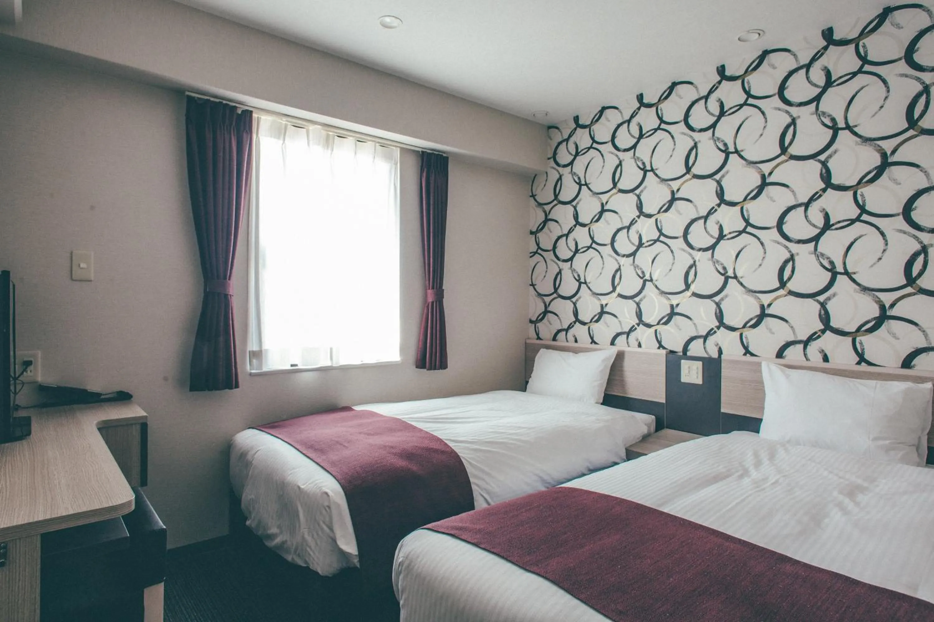 Bed in Kuretake Inn Nankai Sakai-Ekimae